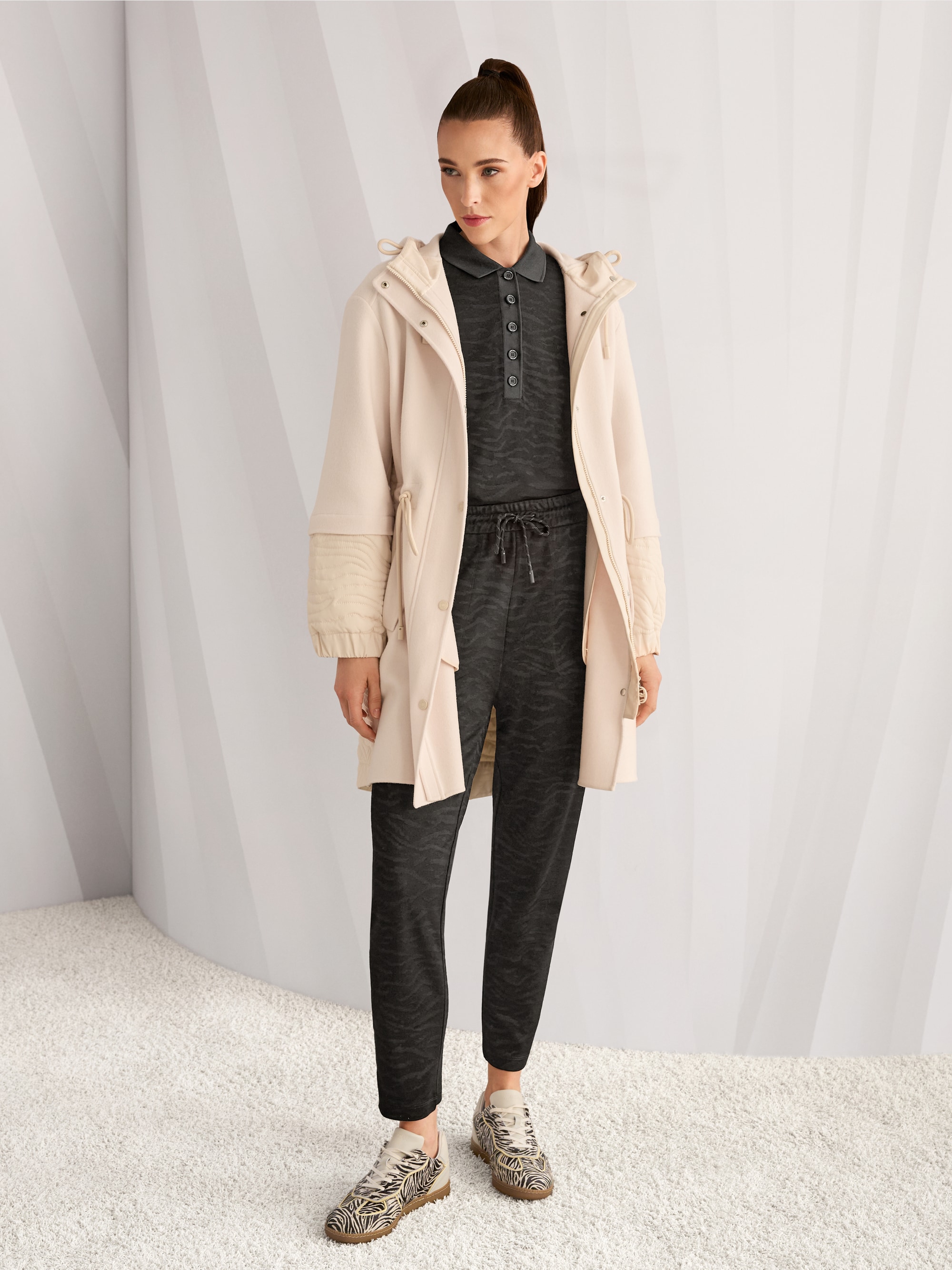 Polo avec imprimé animalier