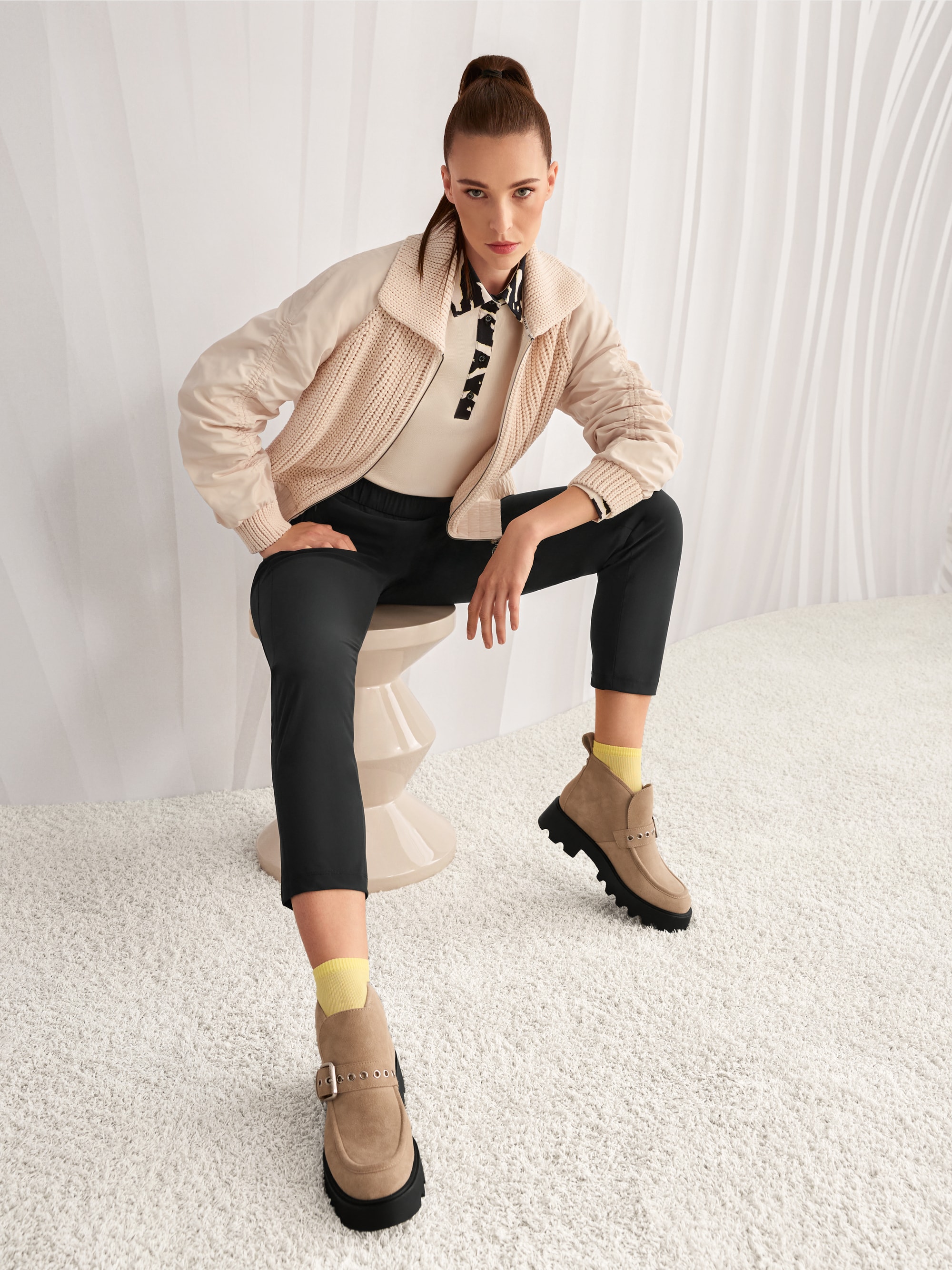 T-shirt à manches longues avec détails animaliers