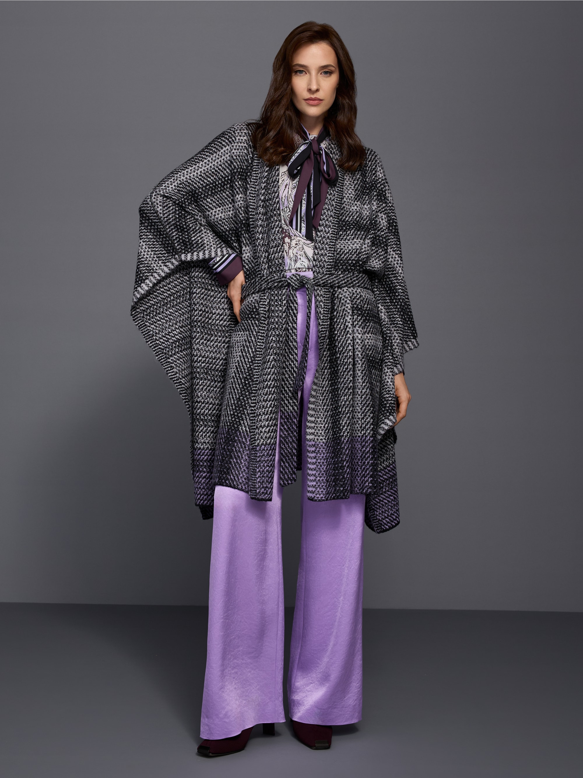 ‘Knitted in Germany’ knitted coat