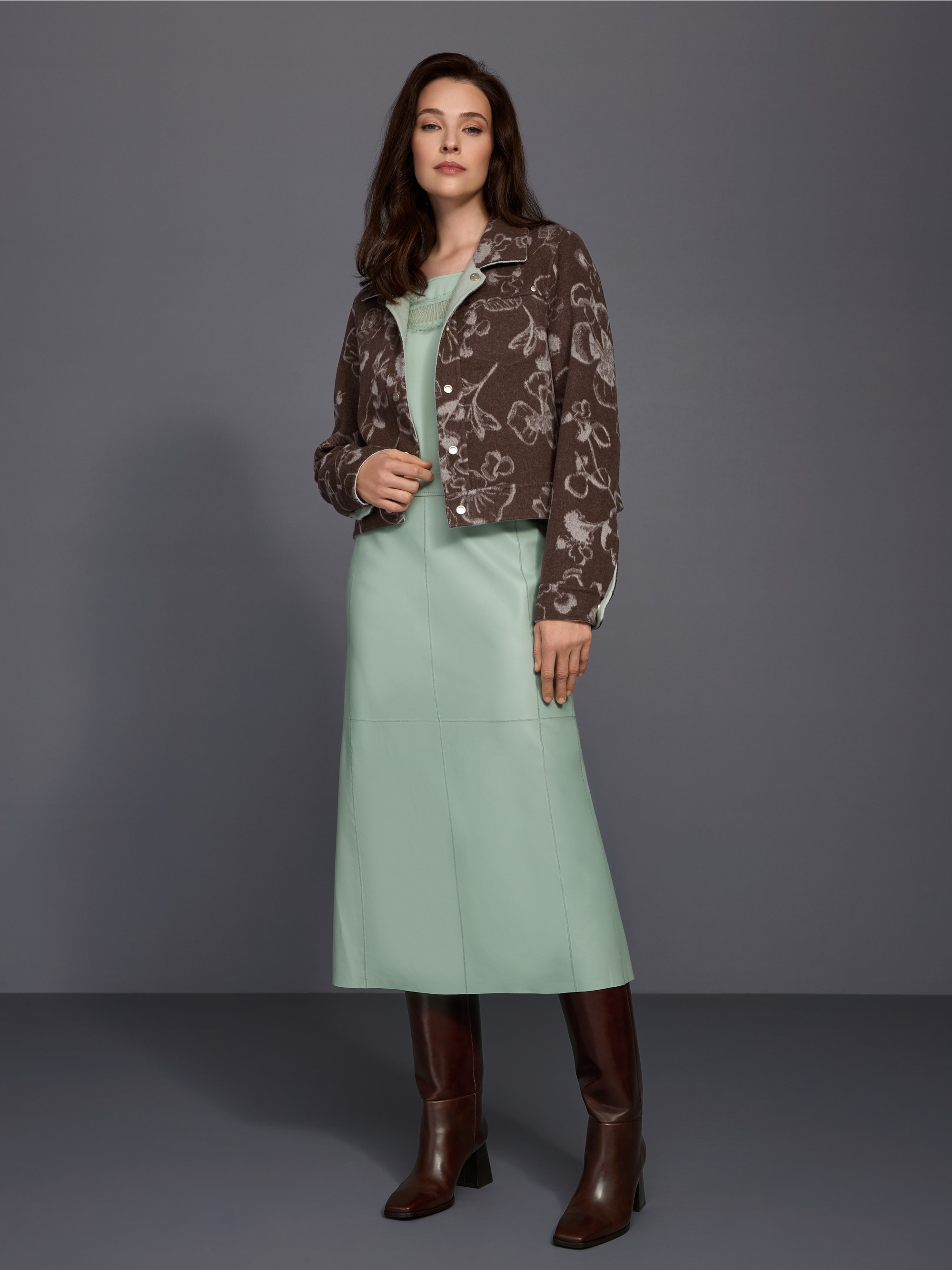 Luxurious reversible wool jacket