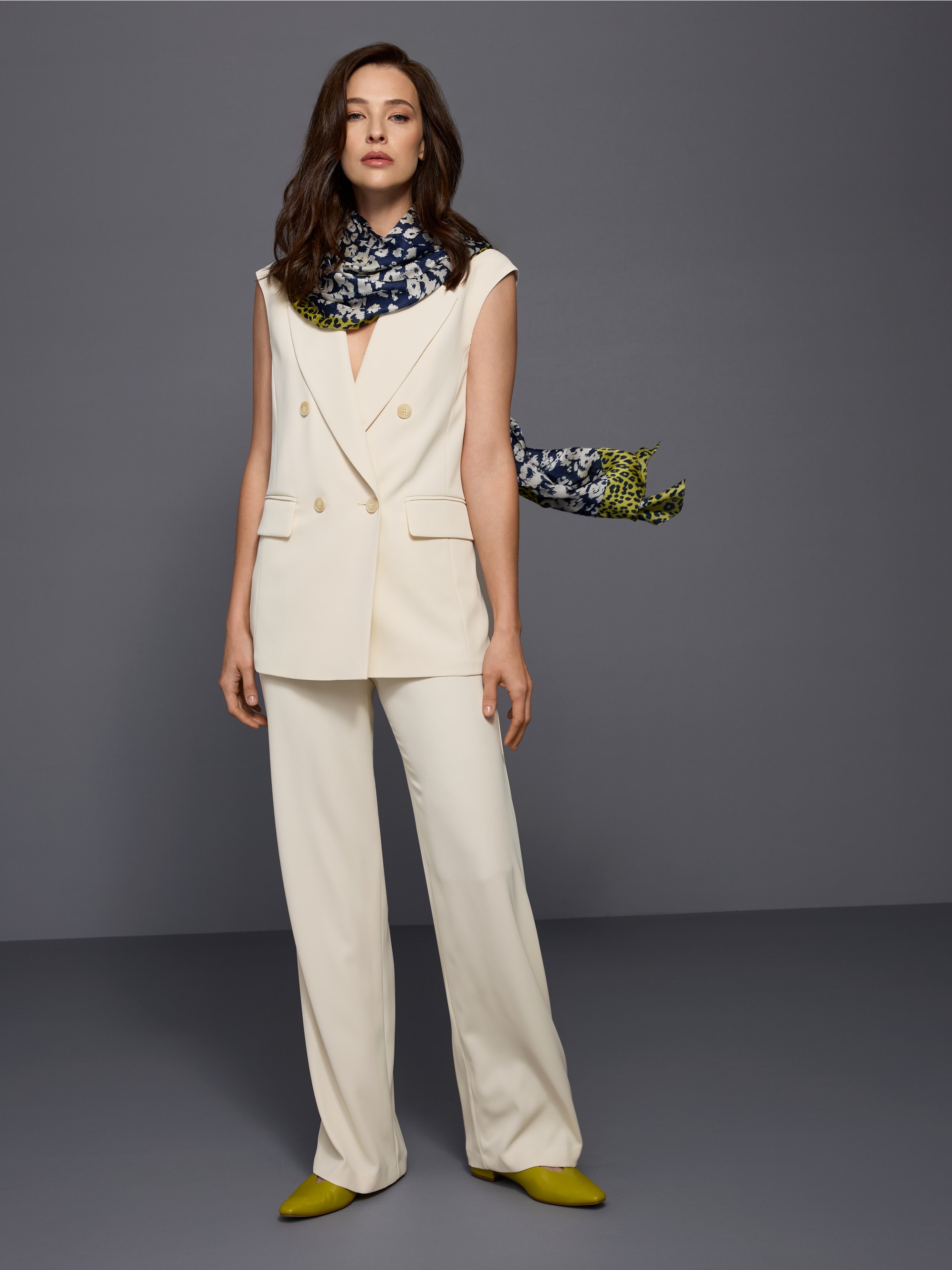 Gilet blazer sans manches