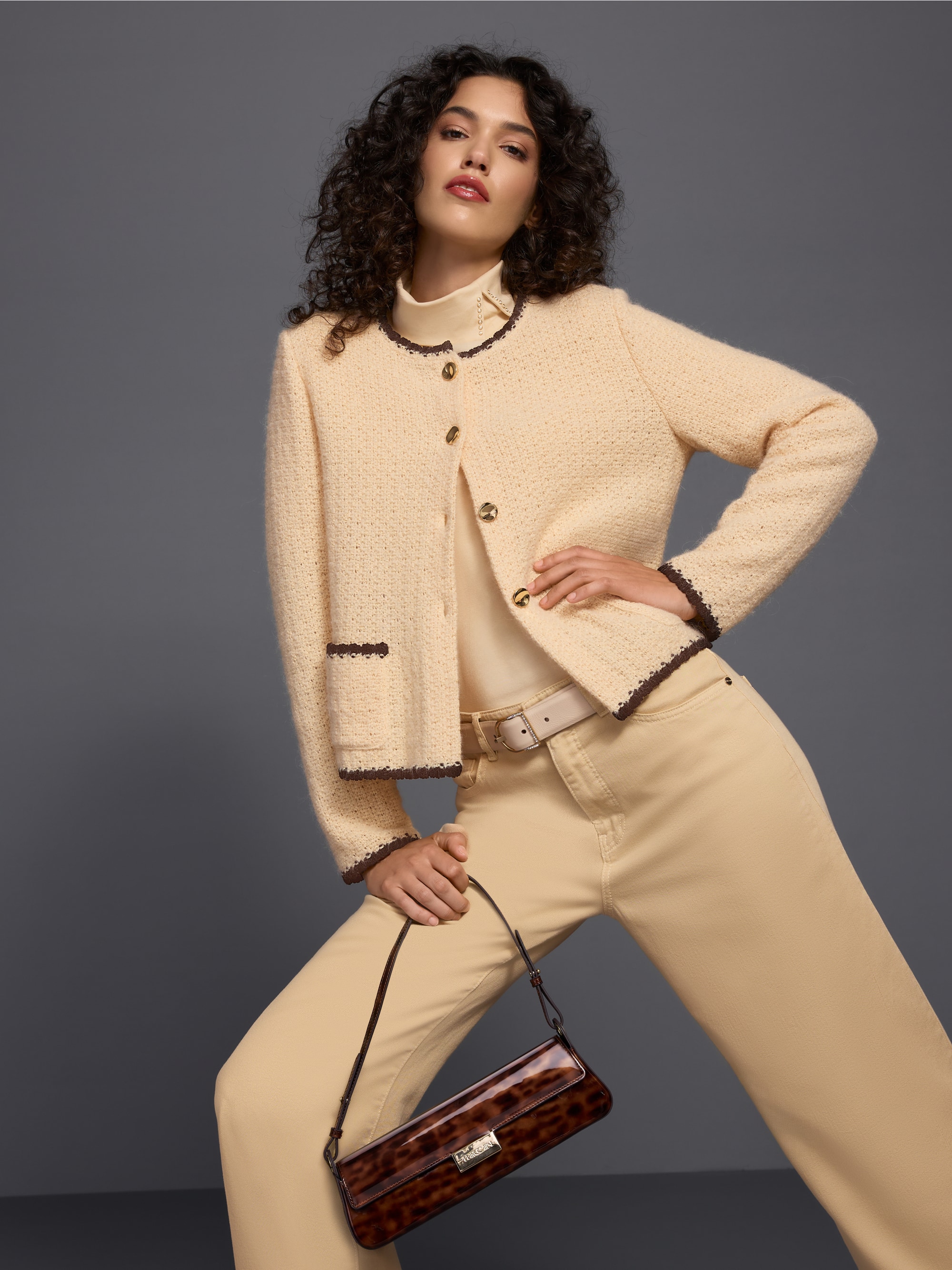 “Knitted in Germany” coutoure cardigan