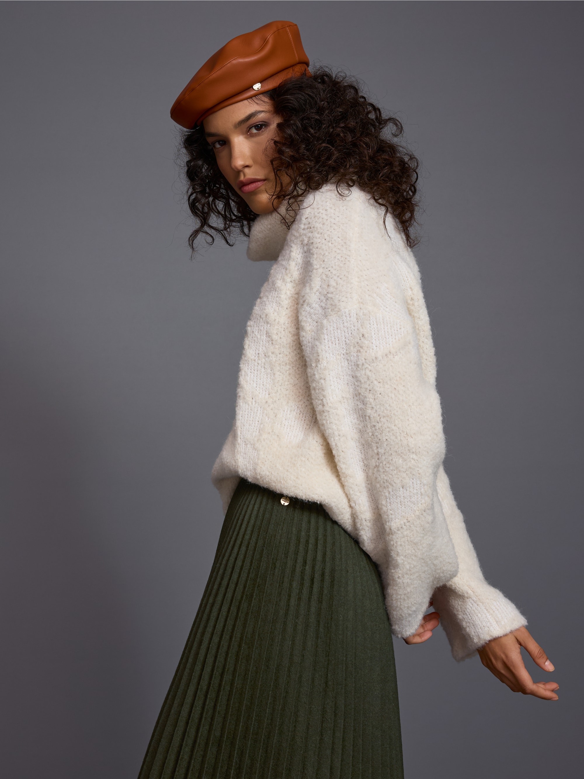 ‘Knitted in Germany’ turtleneck jumper