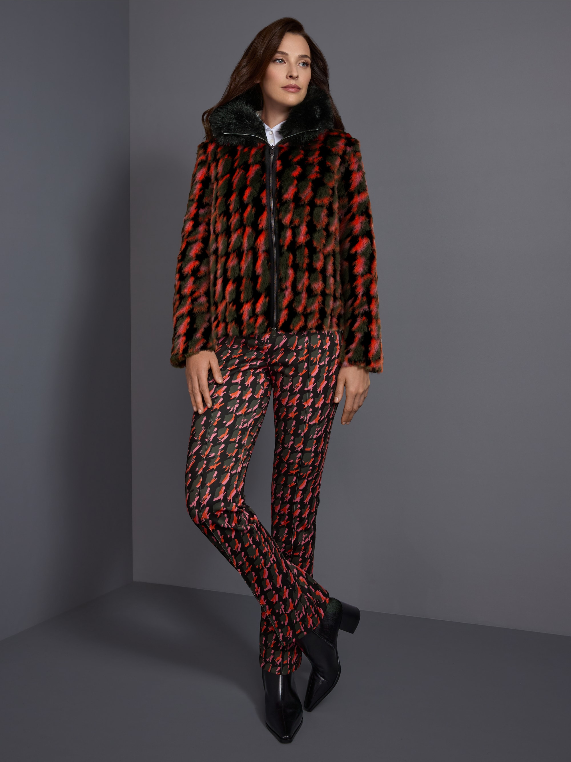 FREDERICA scuba jersey trousers