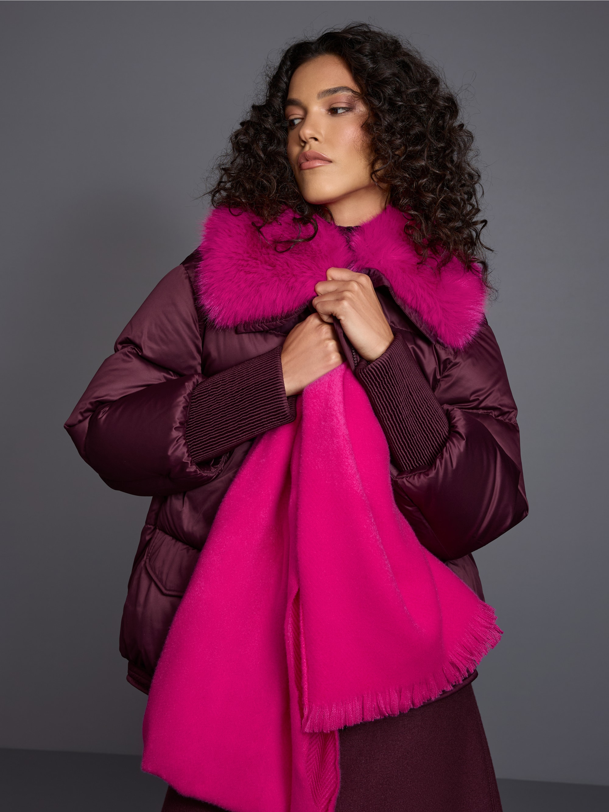 Pure new wool scarf