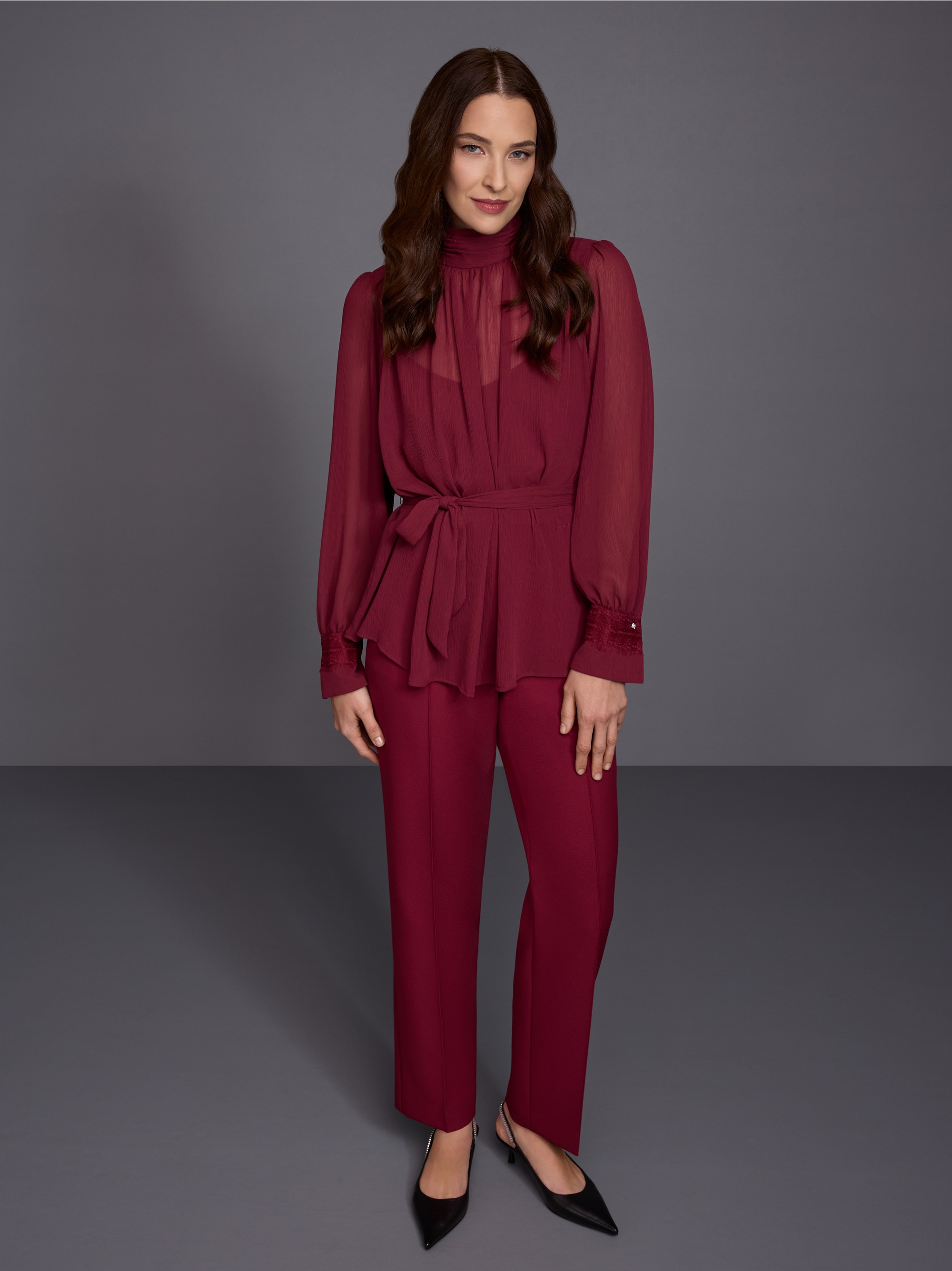 FRANCA high-waist trousers