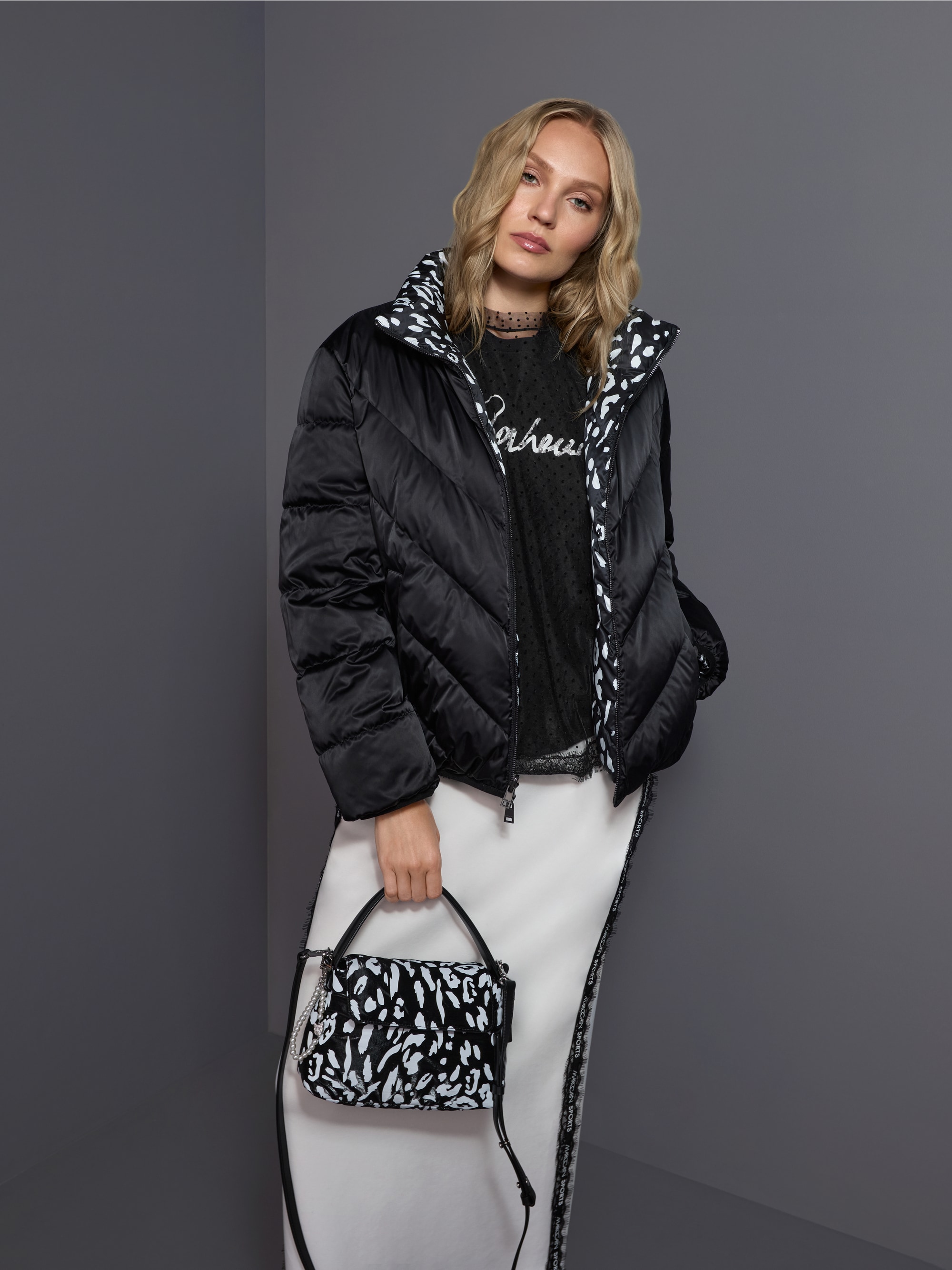 Reversible quilted jacket