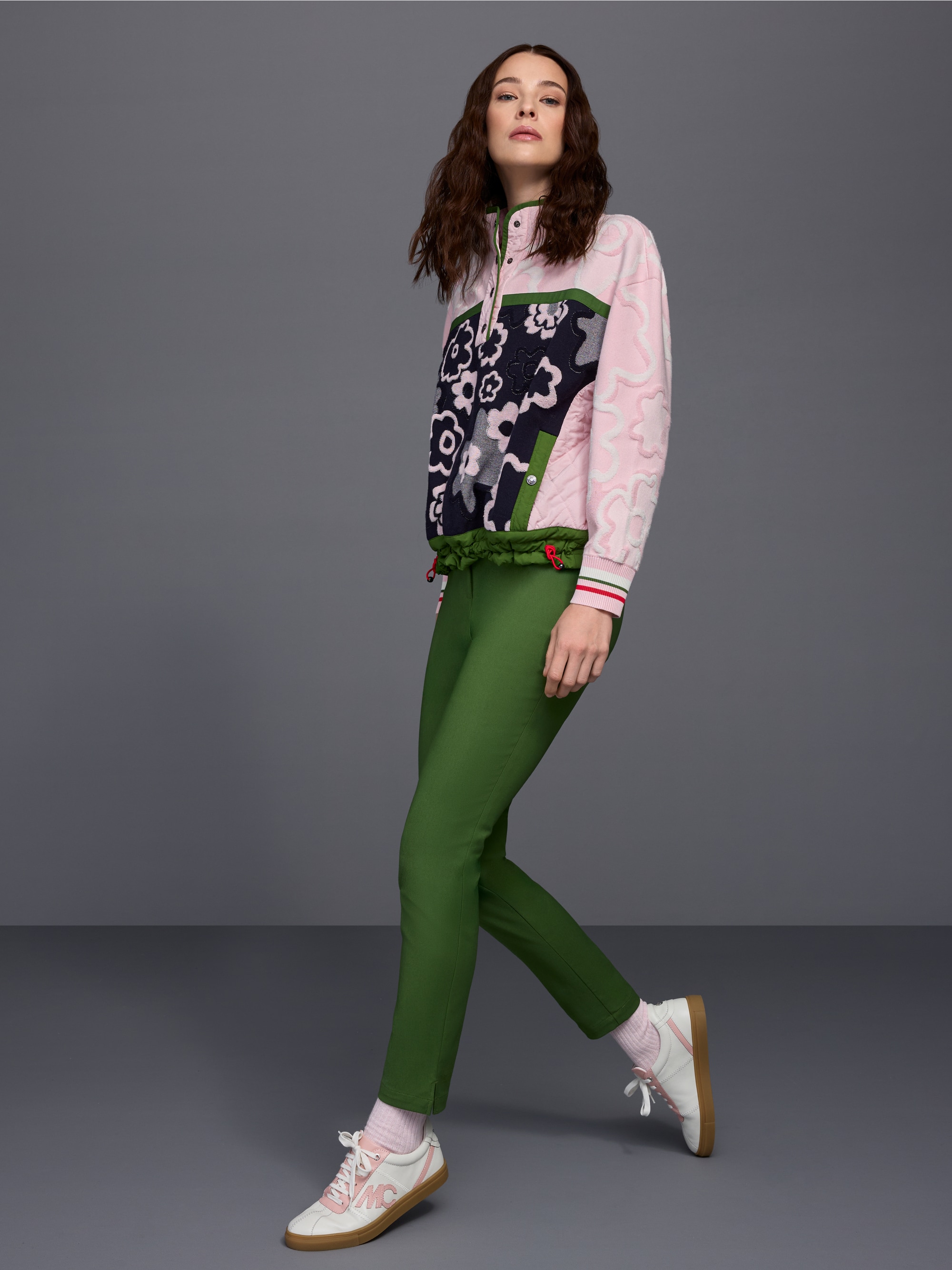 Pantalon en tissu SILEA, coupe slim