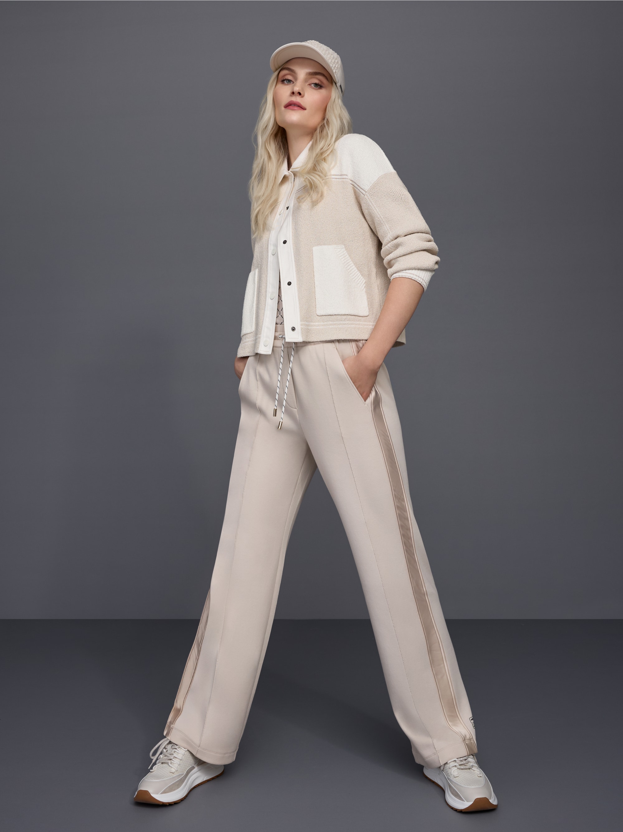 Pantalon à enfiler WASHINGTON avec détails en satin