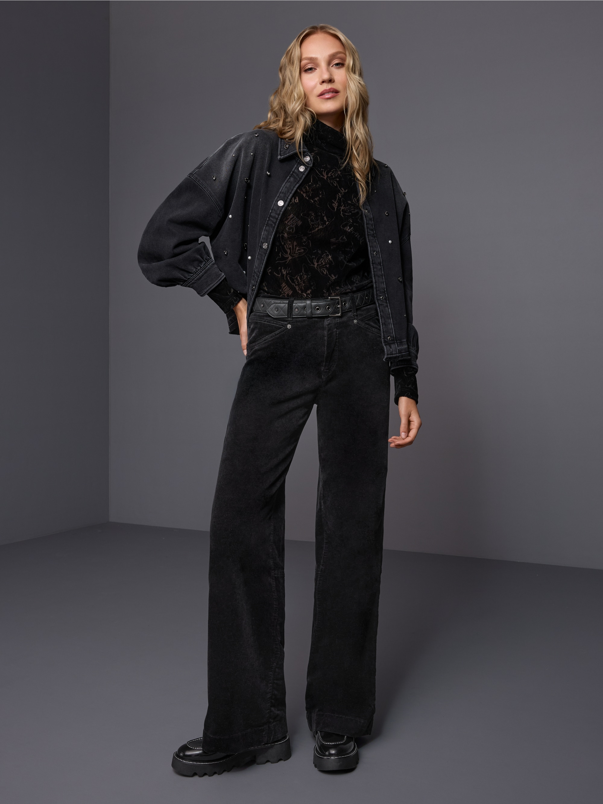 WARRI wide-fit trousers