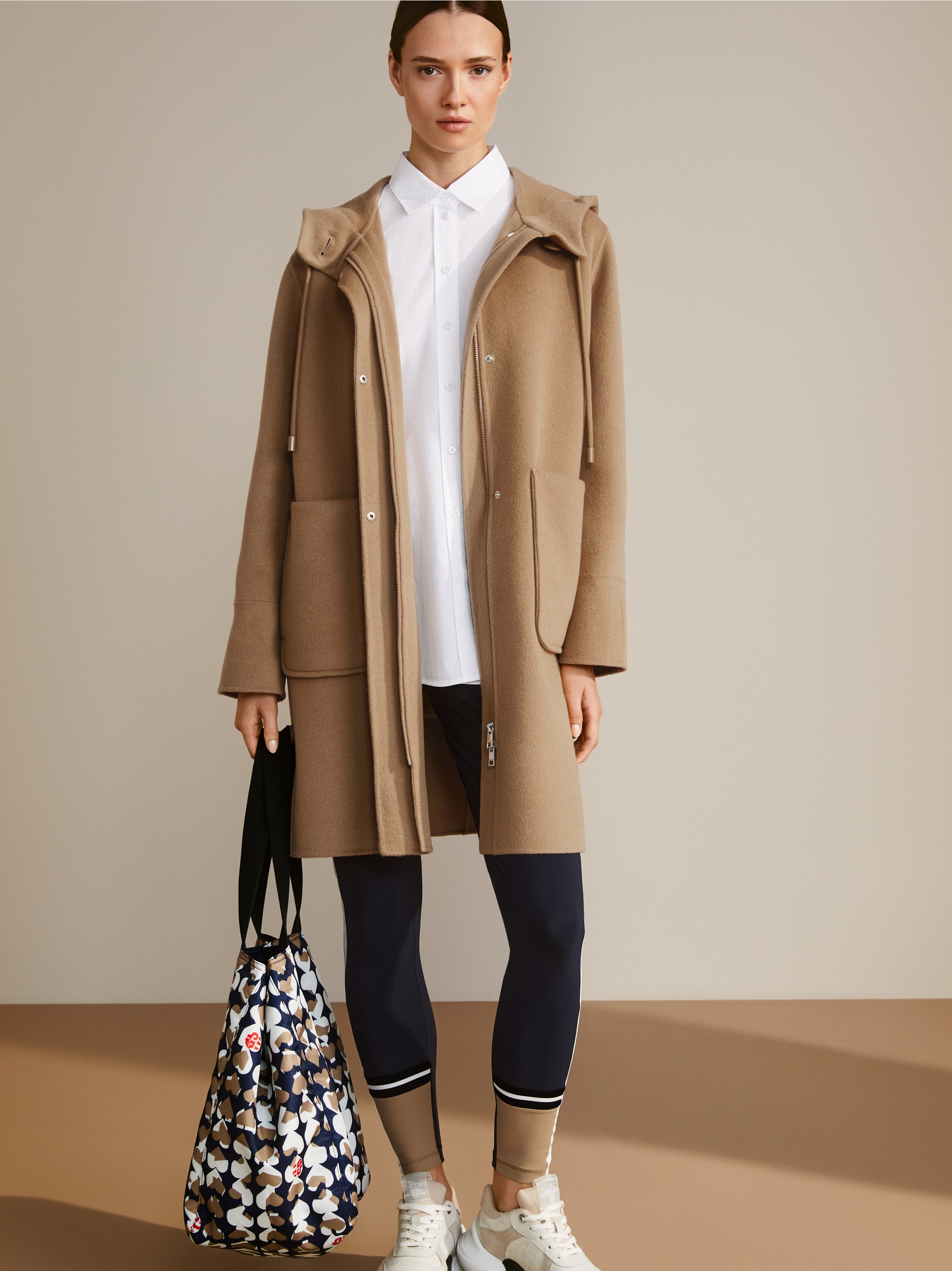 Loose solid blouse – "Rethink Together"