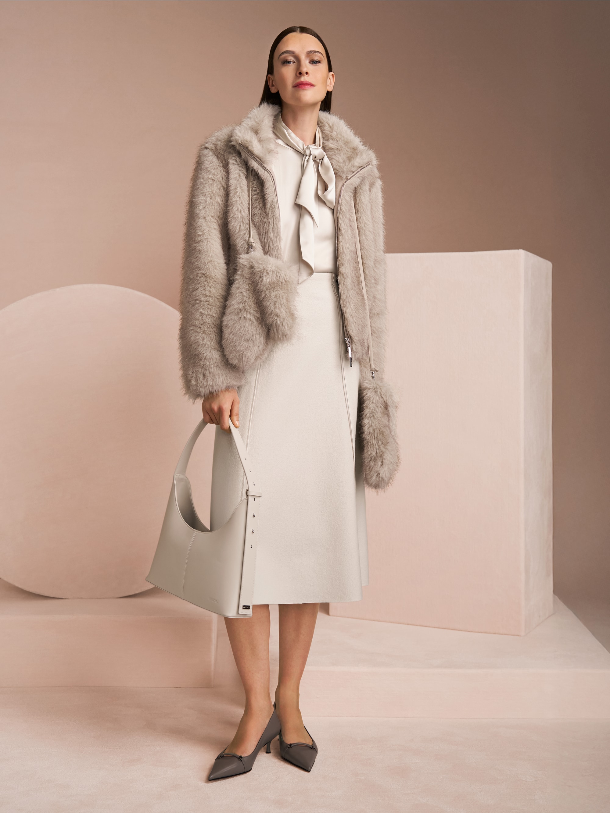 Cosy faux fur jacket
