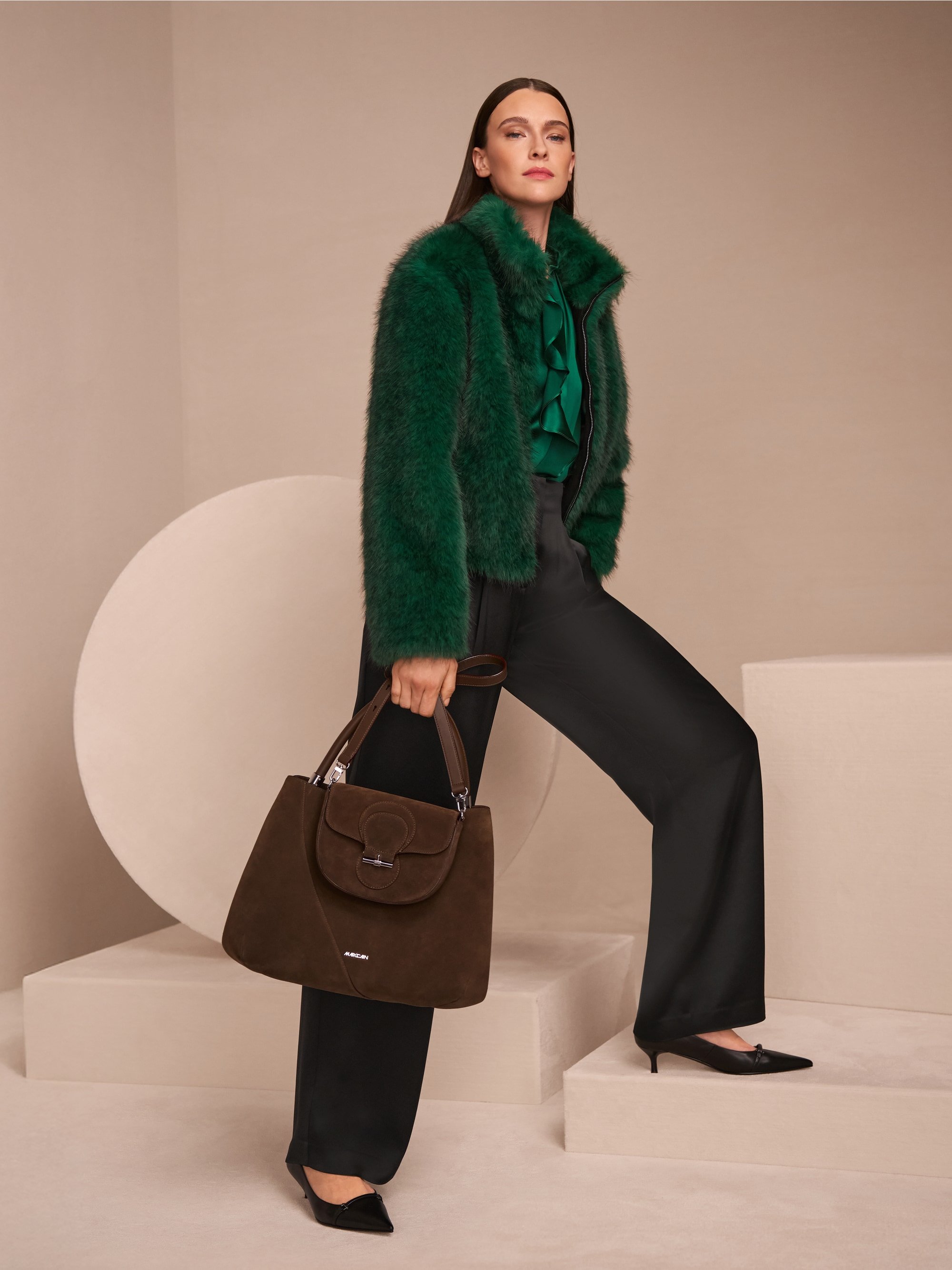 Cosy faux fur jacket