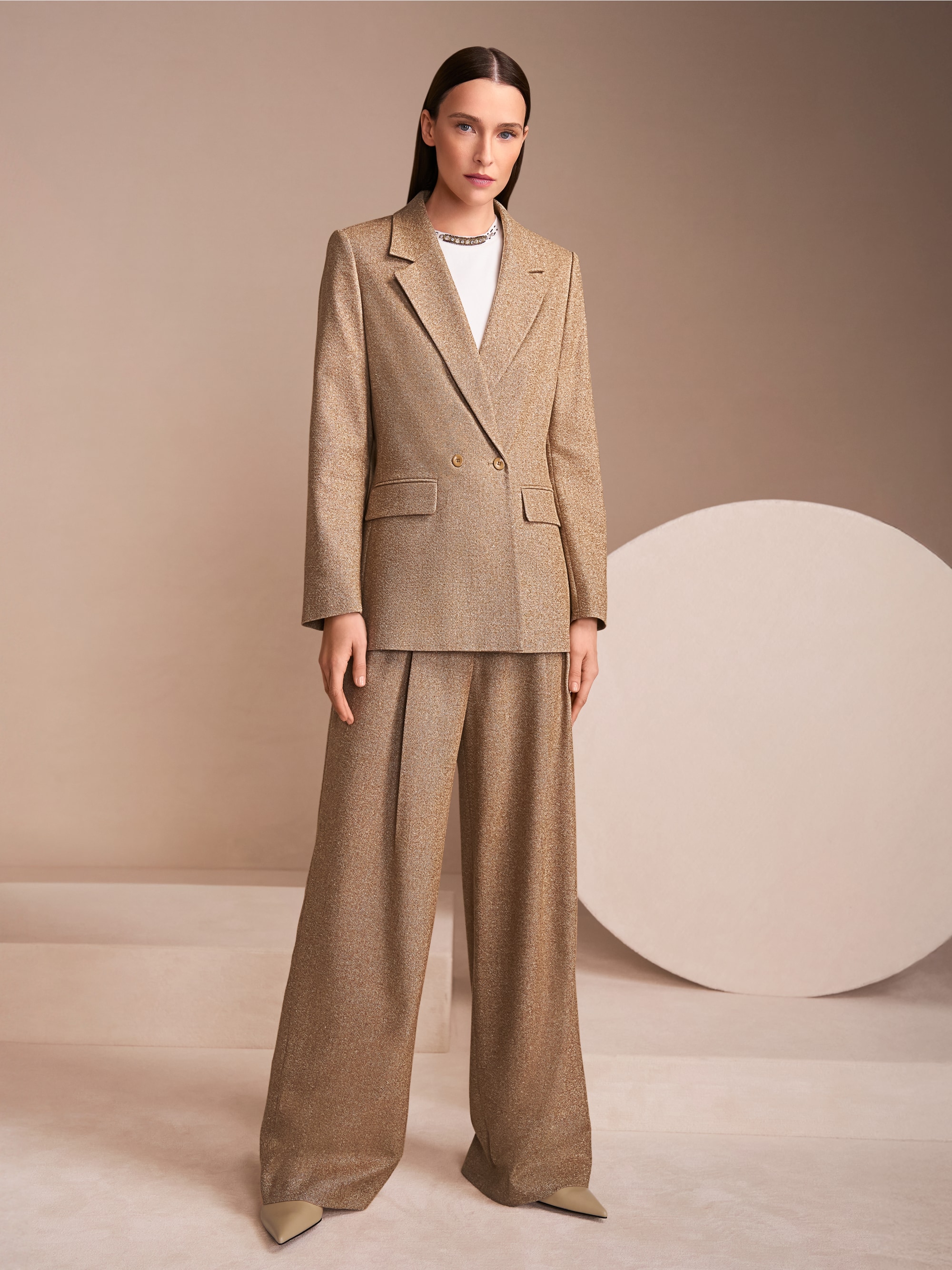 Blazer luxueux à effet pailleté
