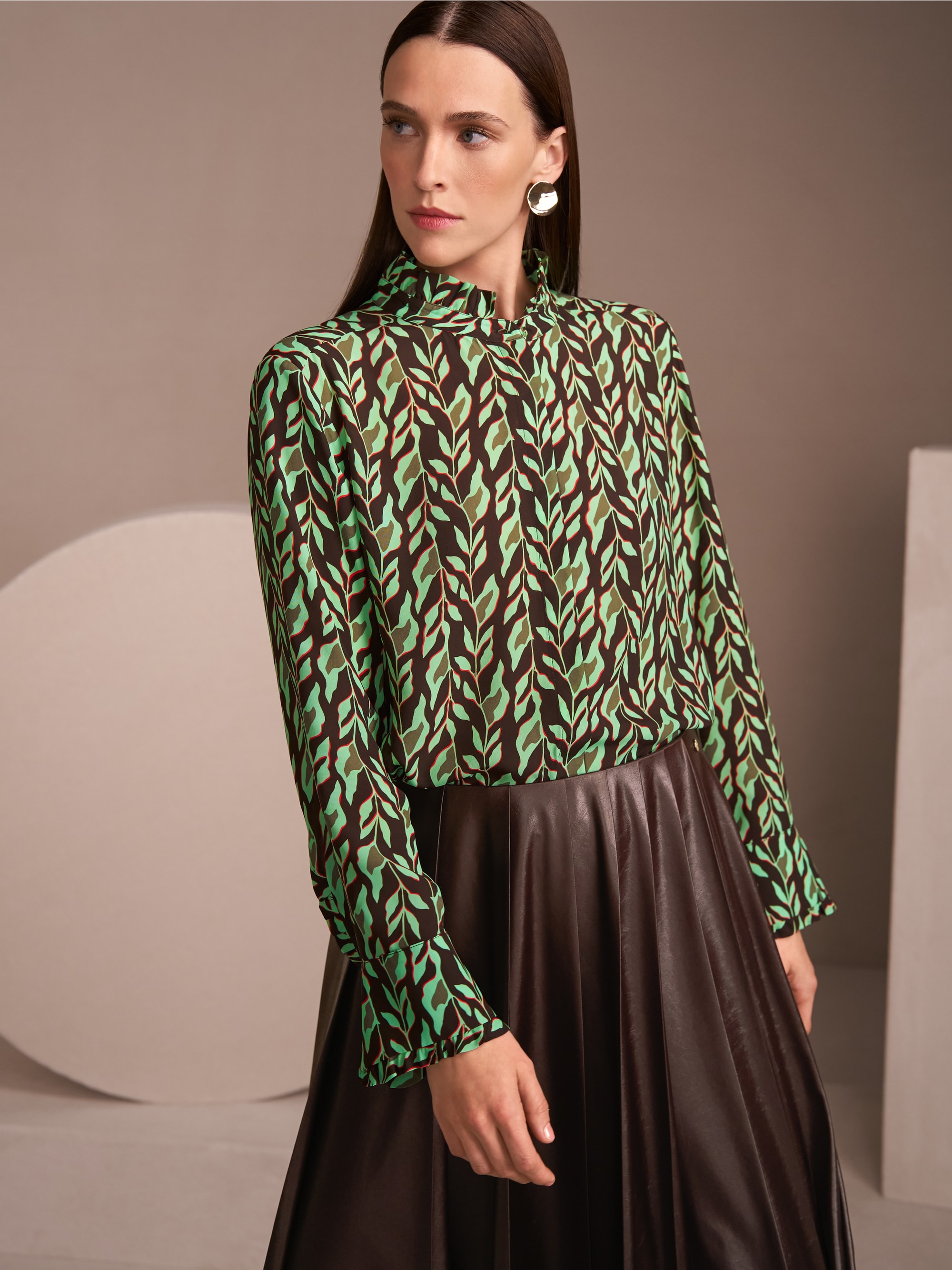 Blouse raffinée en viscose