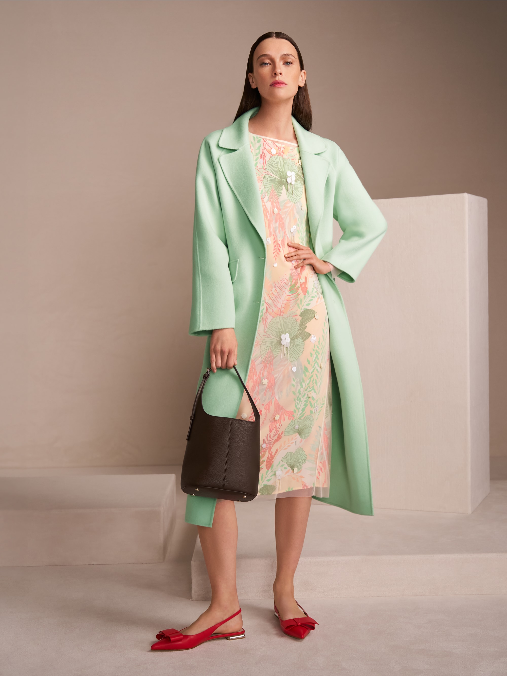 Sling ballerinas with bow