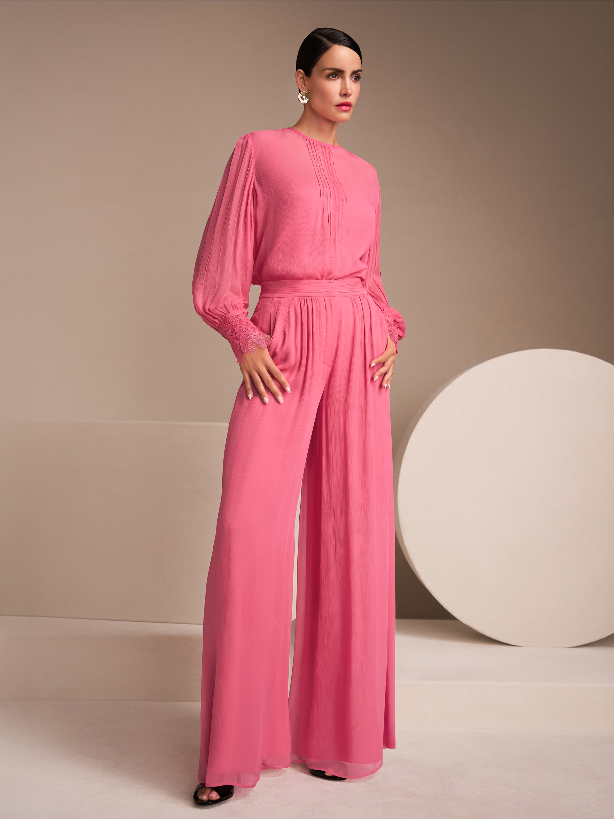 Bluse aus zartem Viskose-Crêpe