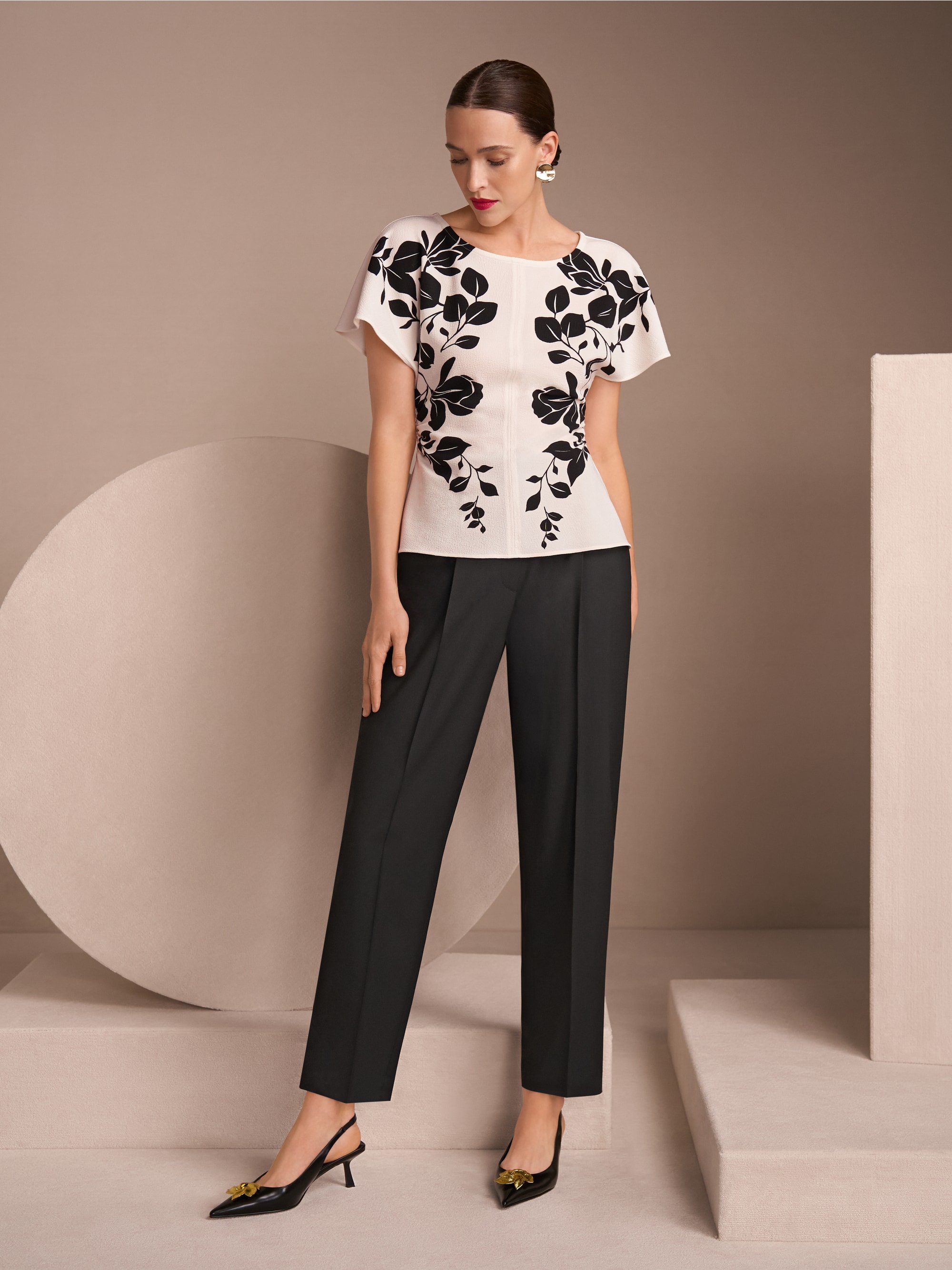 Bundfalten-Hose FAQUS "Rethink Together"