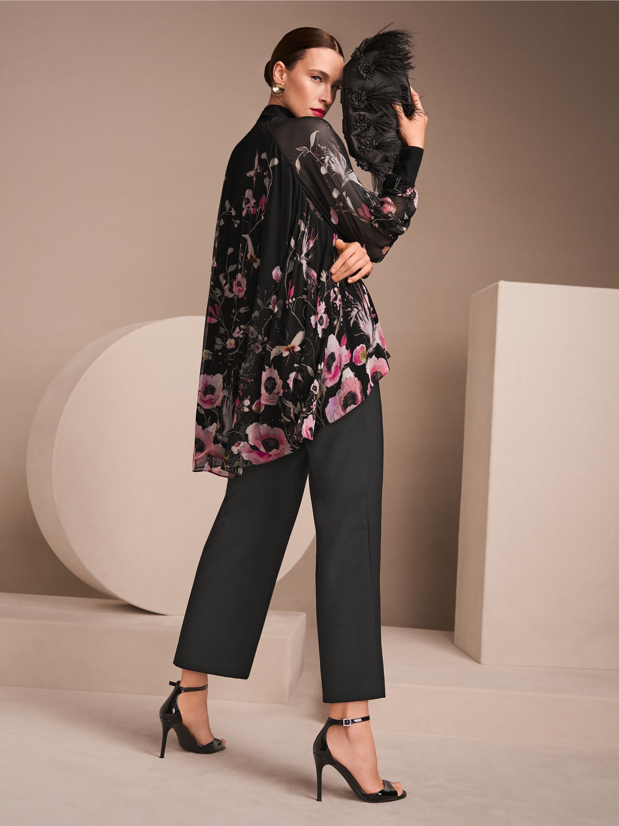 High-Waist Stoffhose FÉS