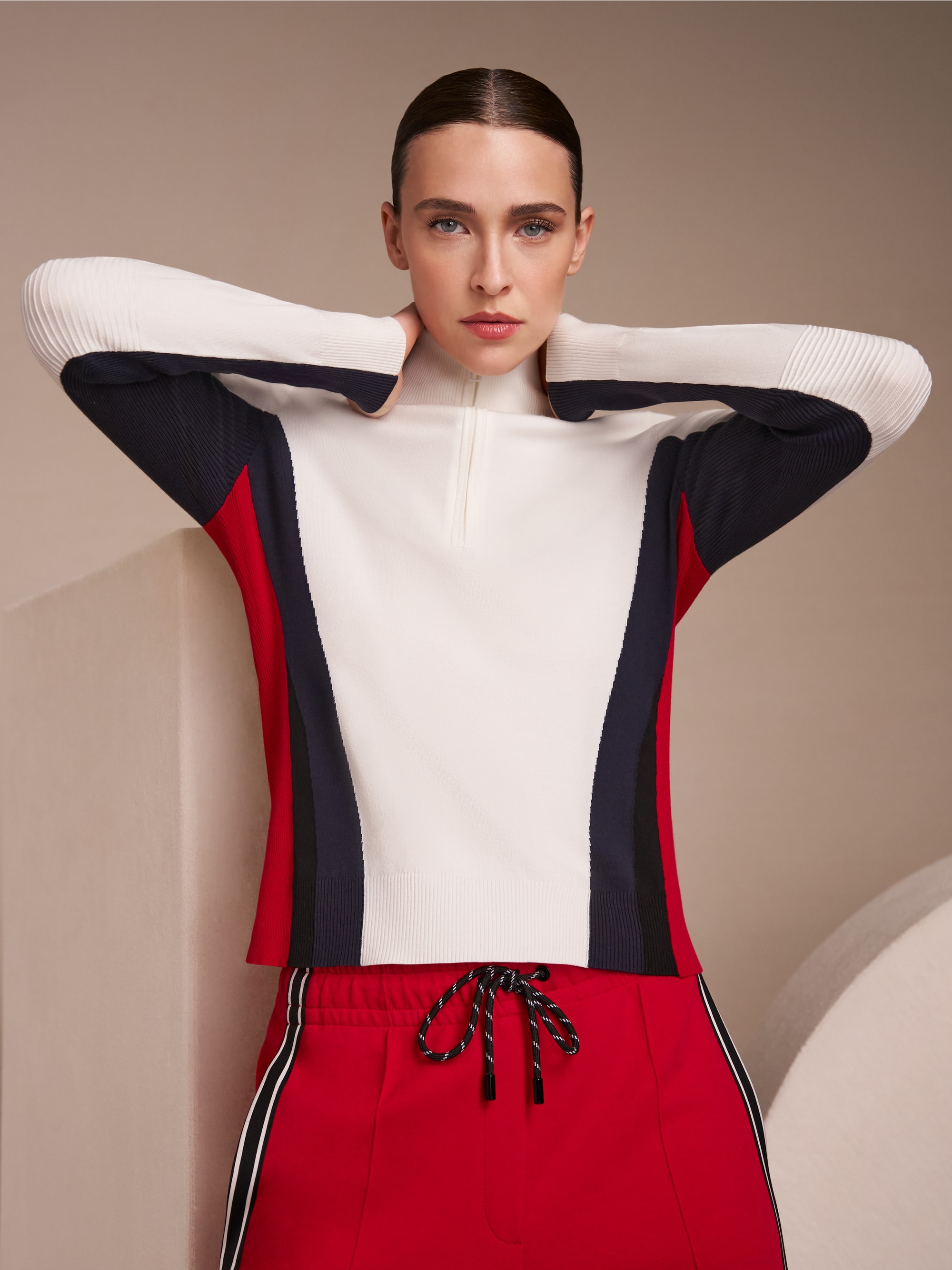 Gebreide trui van jersey “Rethink Together”