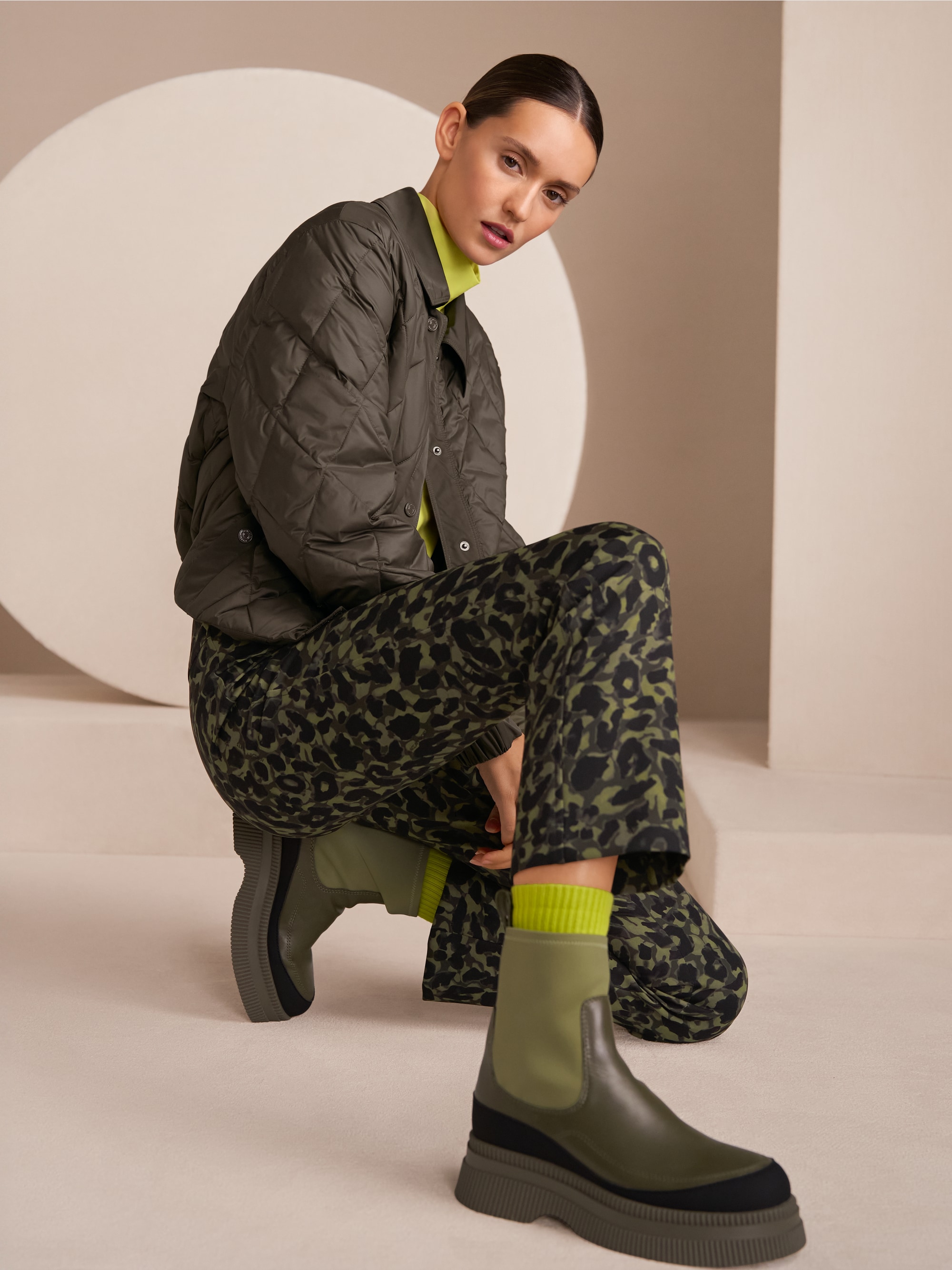 Pantalon à enfiler léopard FREDERICA
