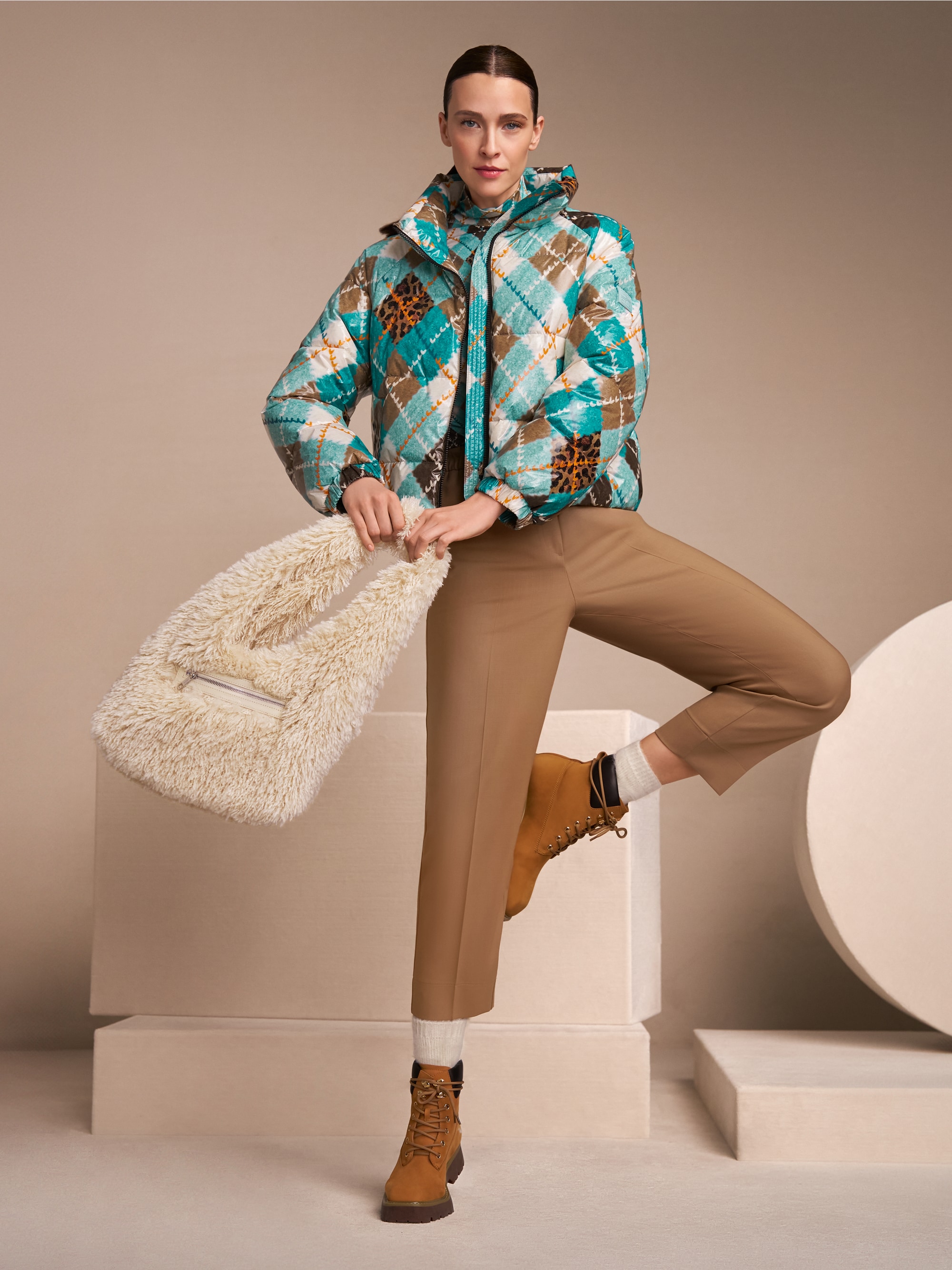 RANCHI trousers with high waistband
