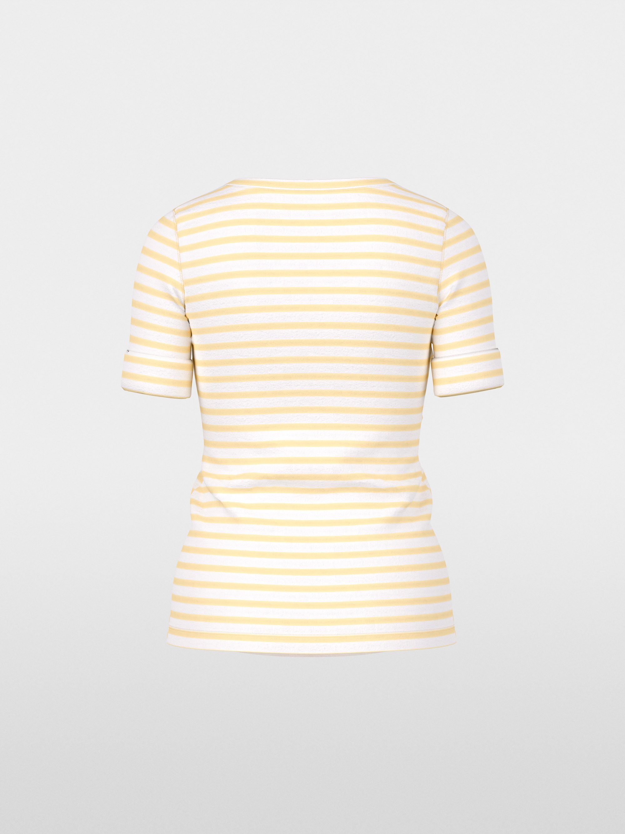 Striped T-shirt made of cotton rib