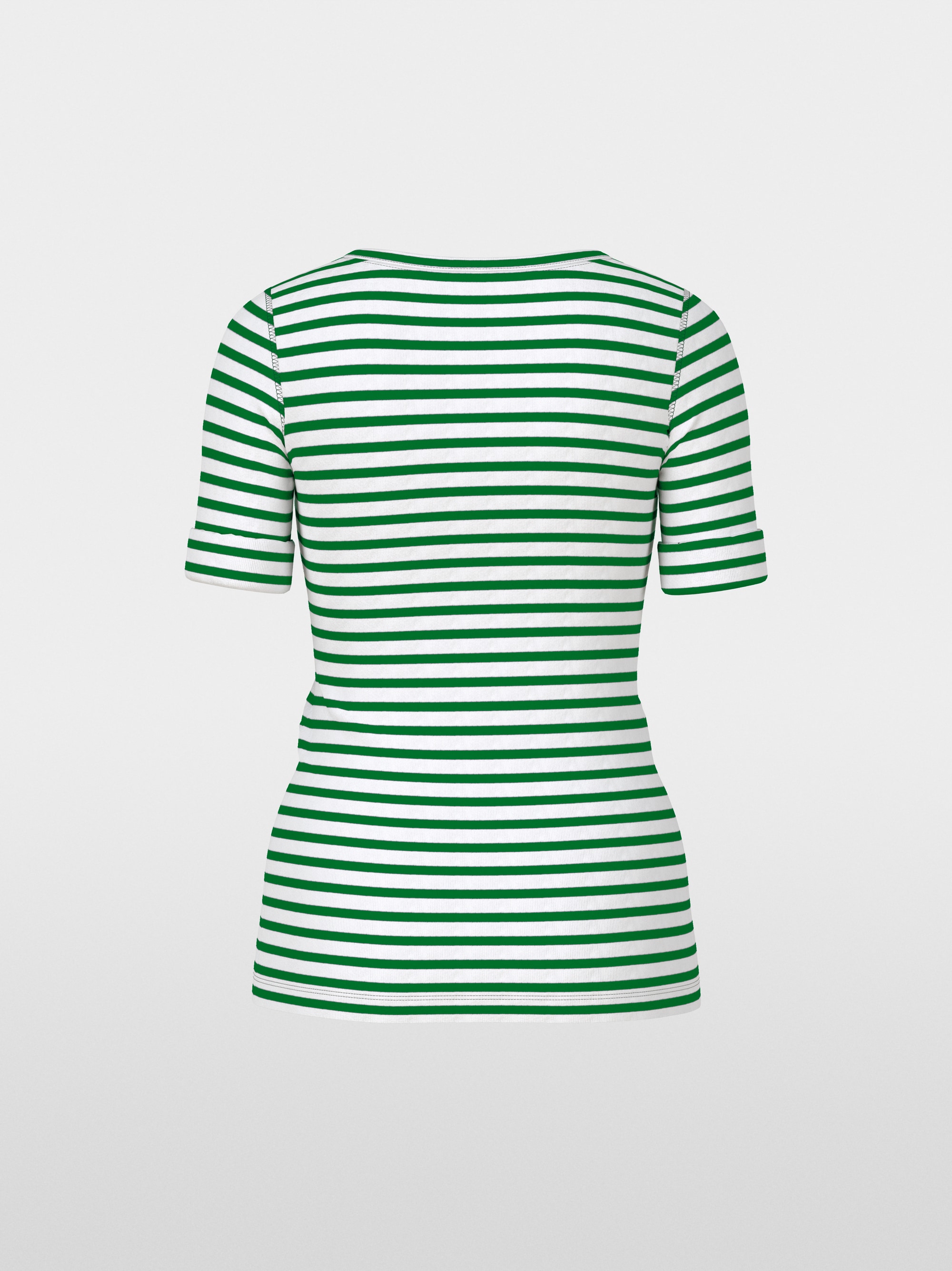 Striped T-shirt made of cotton rib
