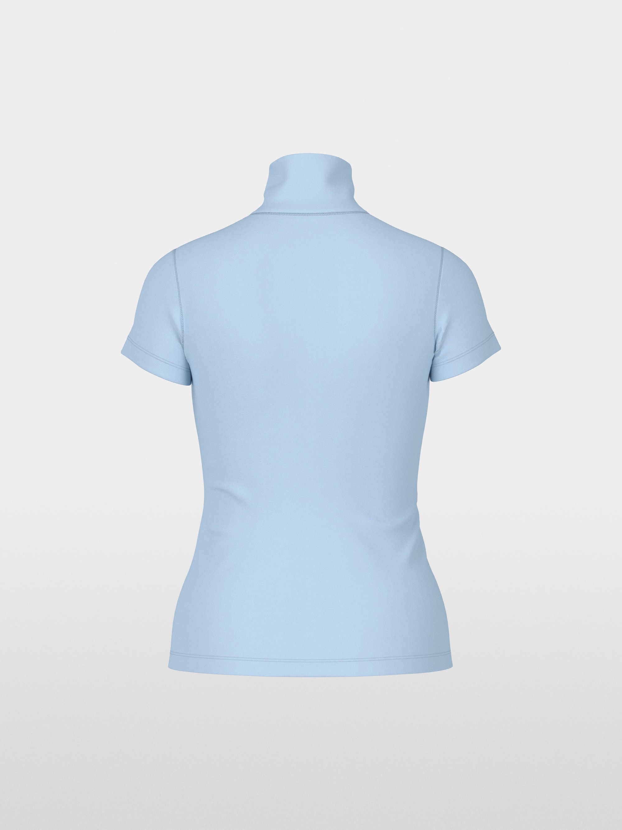 Plain T-shirt with short sleeves