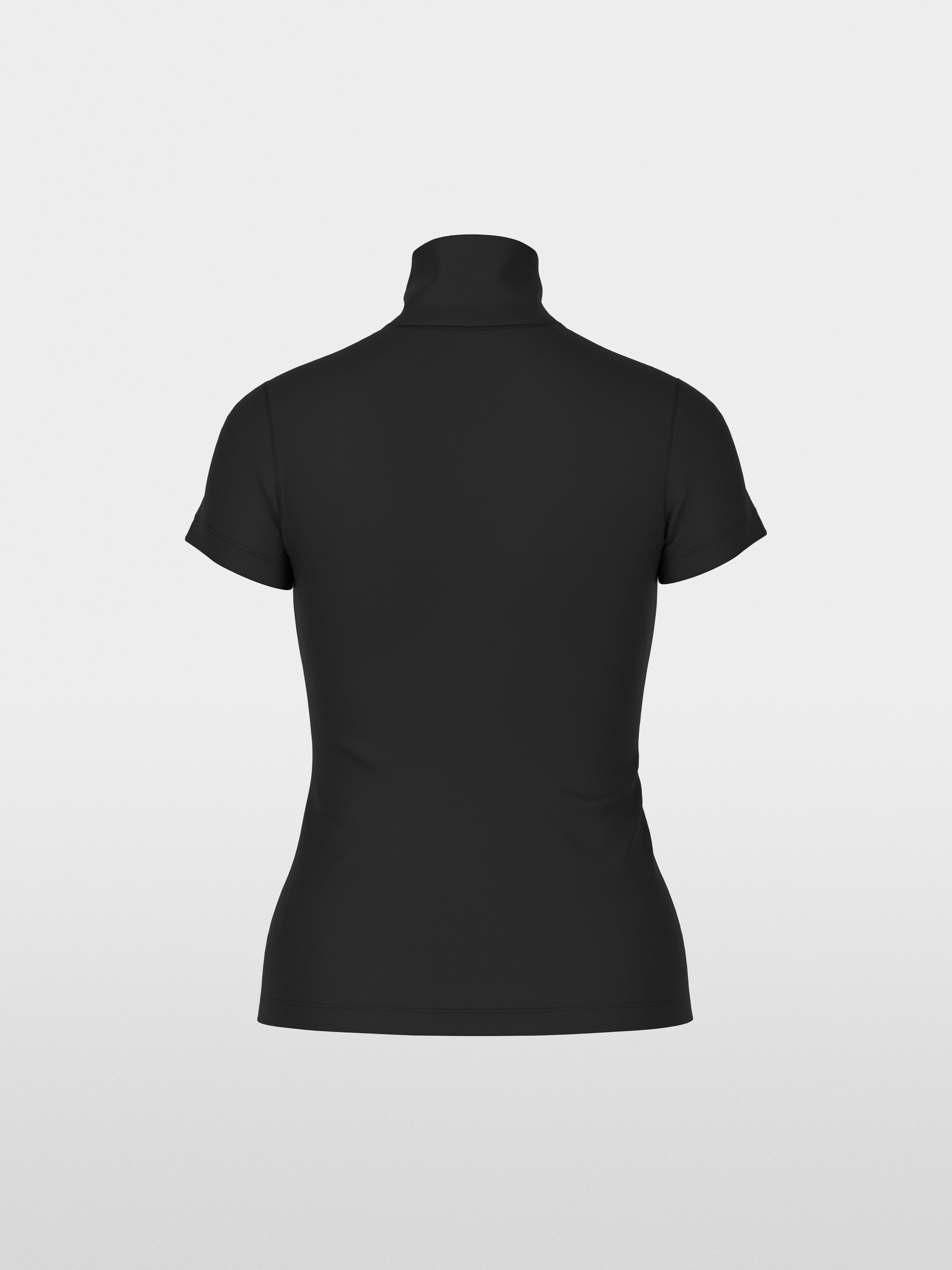 Plain T-shirt with short sleeves