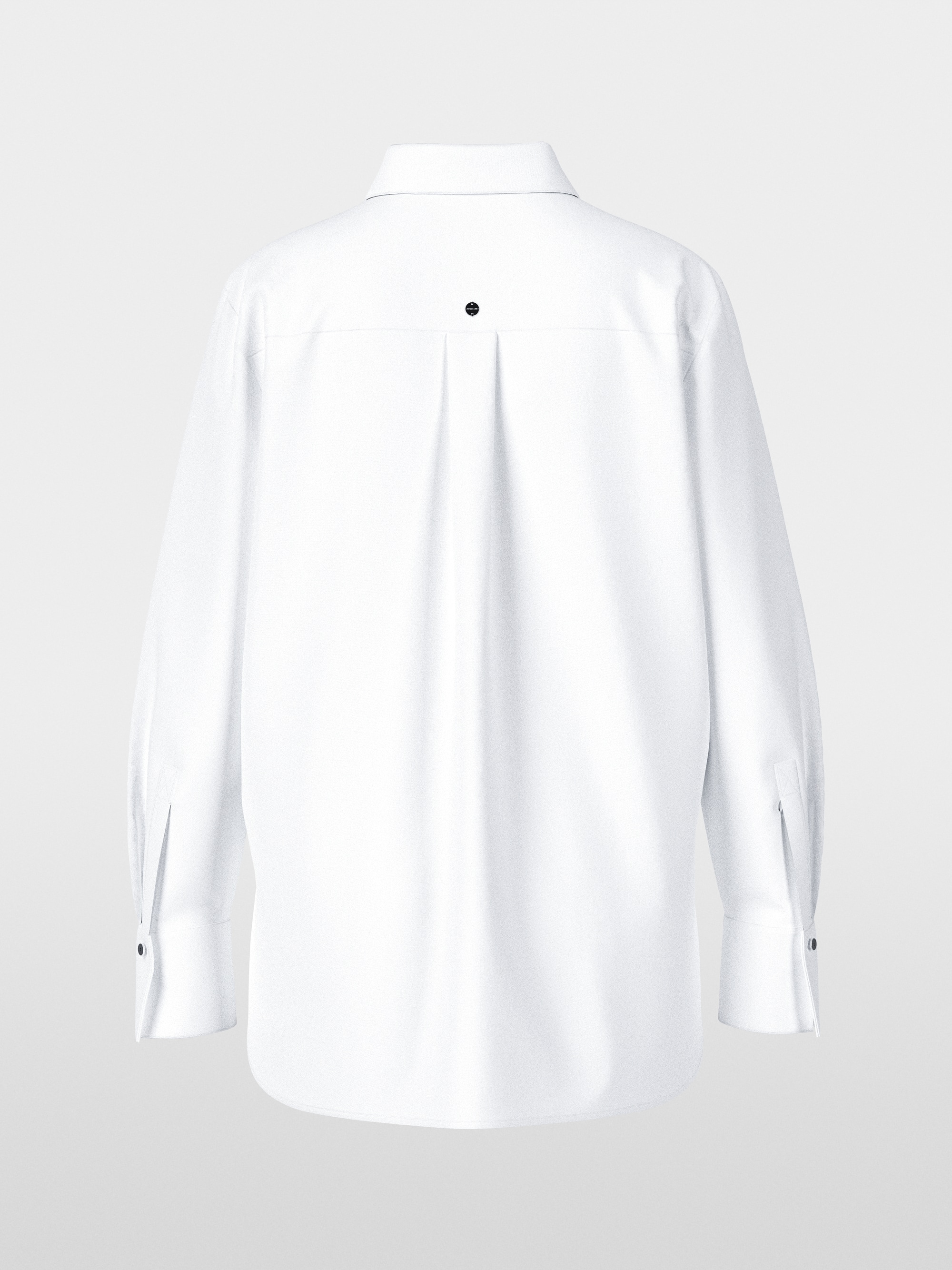 Plain and with glitter - blouse in shirt style