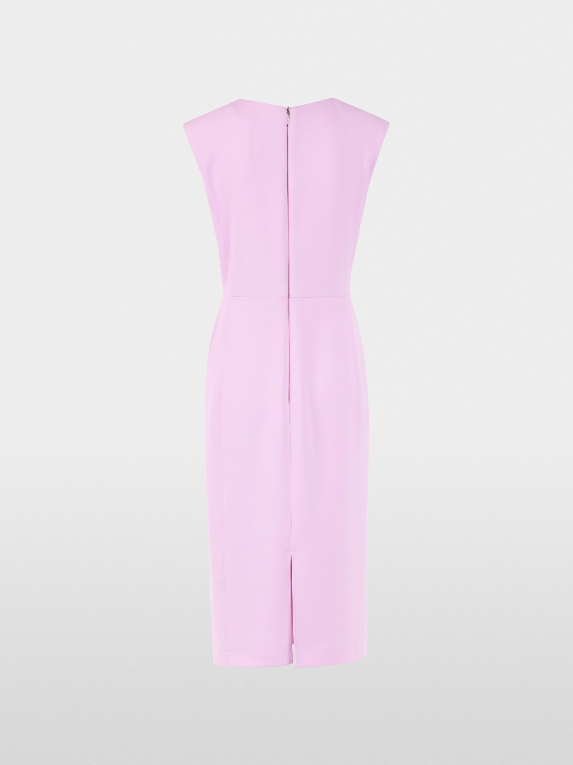 Fitted dress with pleated detail