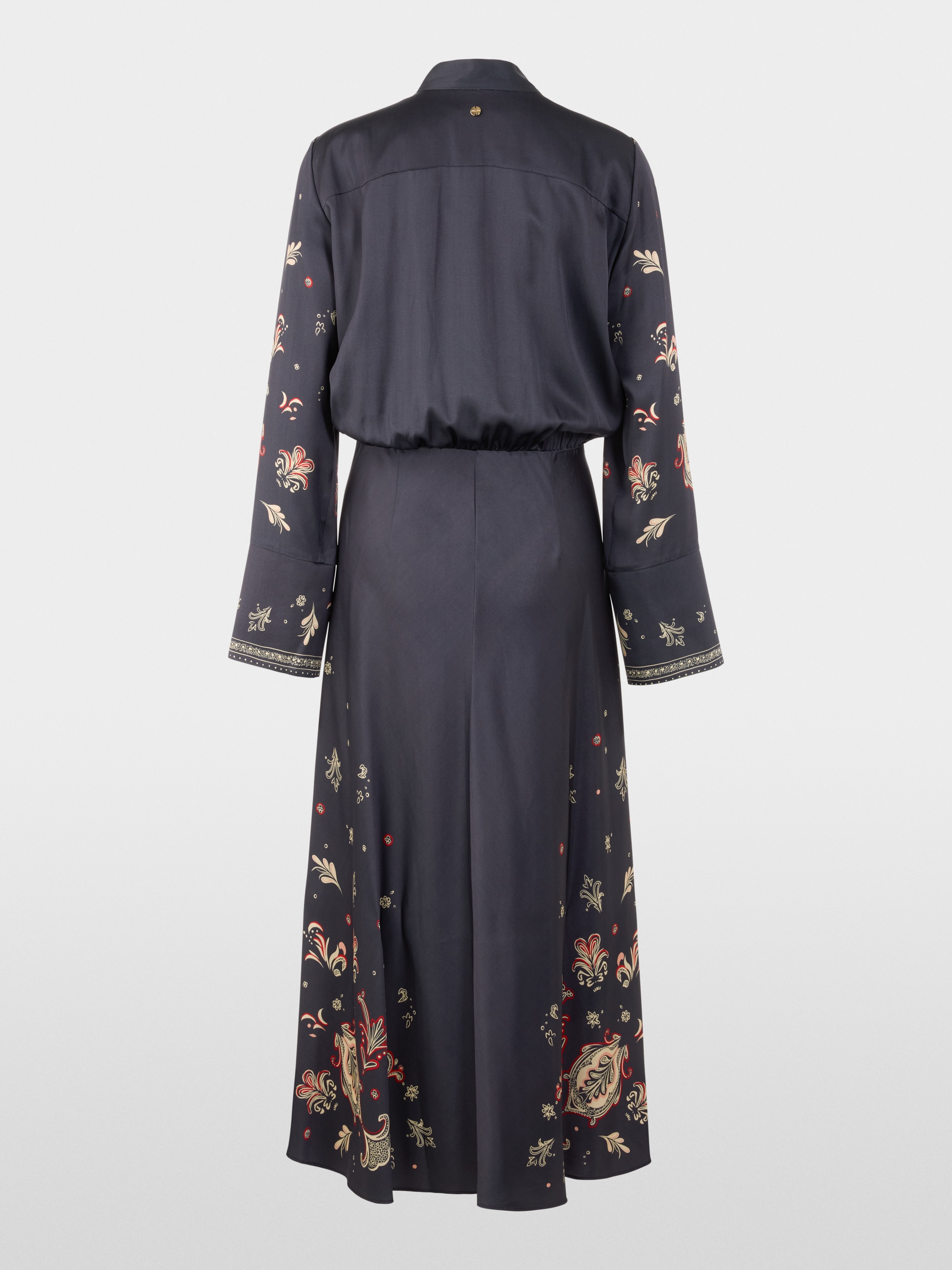 Robe longue en viscose à imprimé cachemire