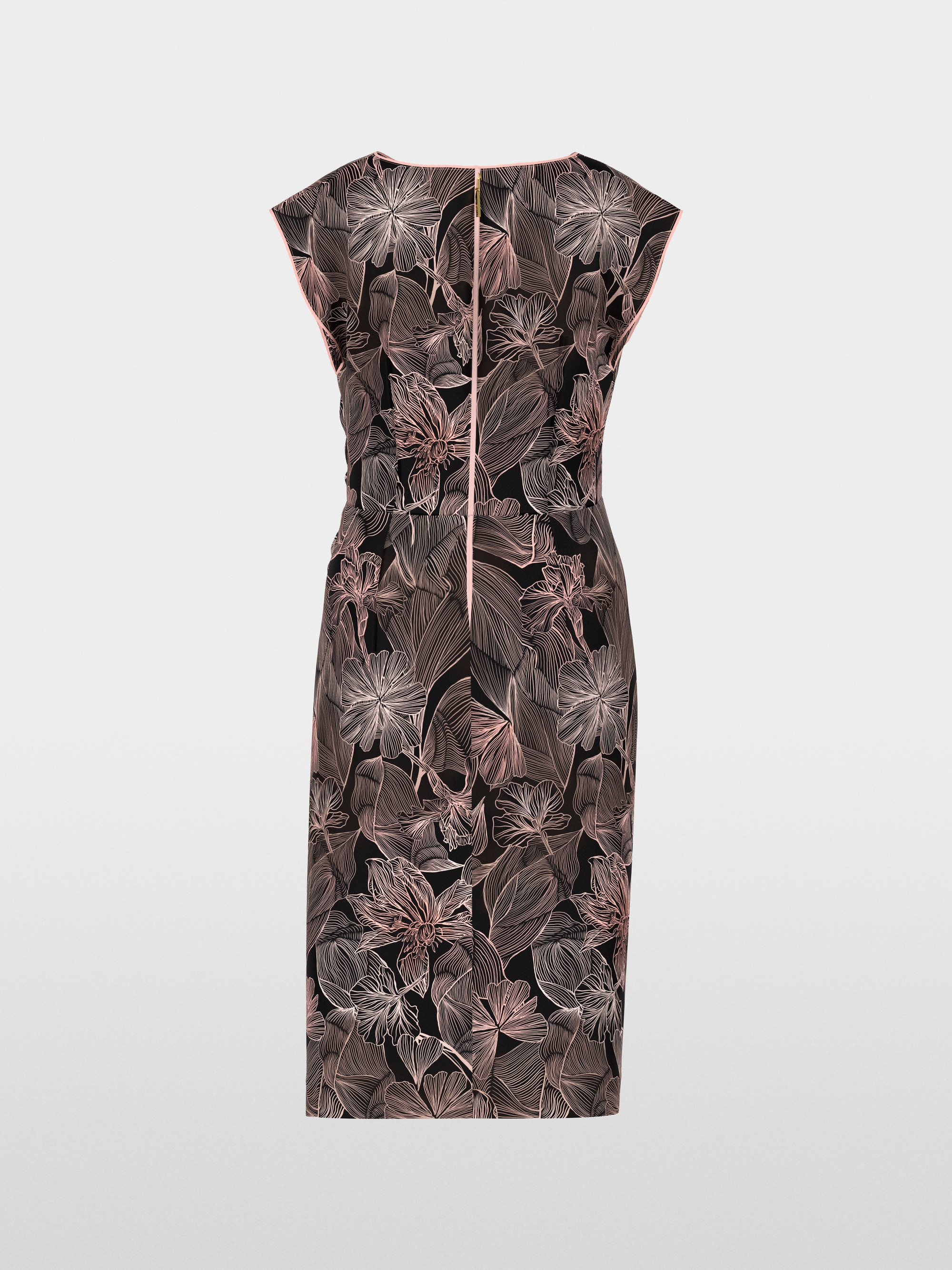 Elegant cocktail dress with floral print