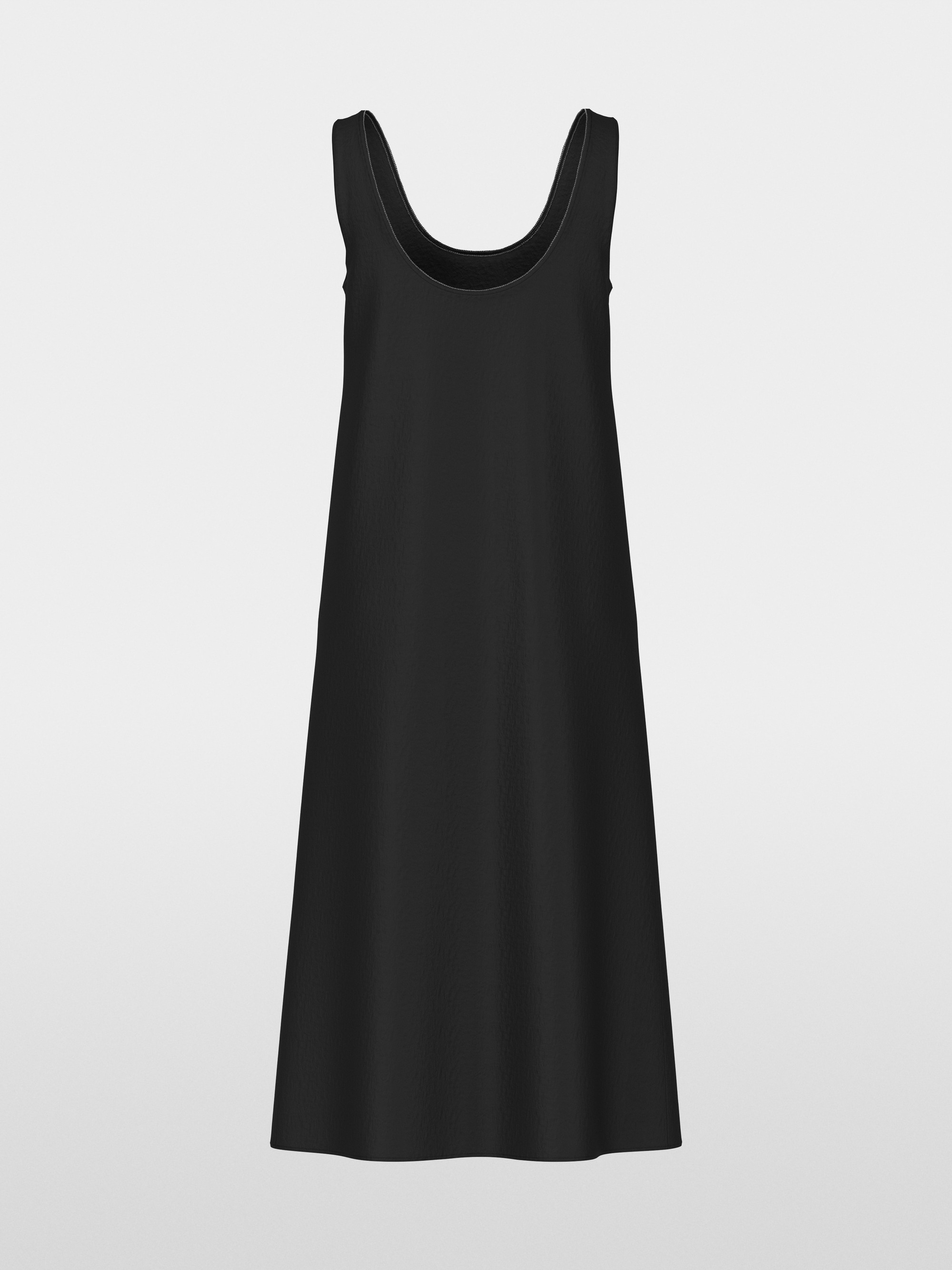 Mid-length satin strap dress