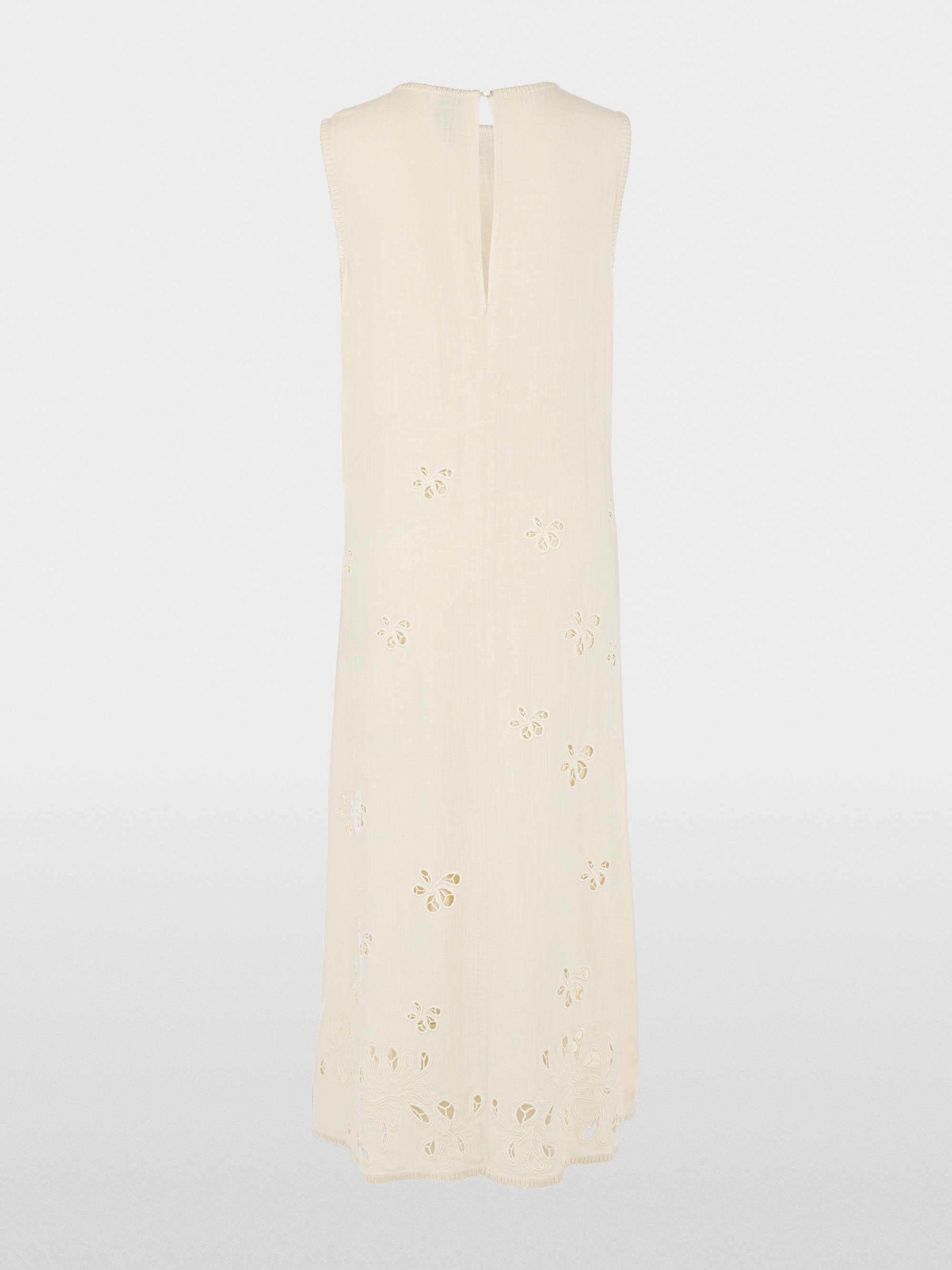 Maxi dress with broderie anglaise