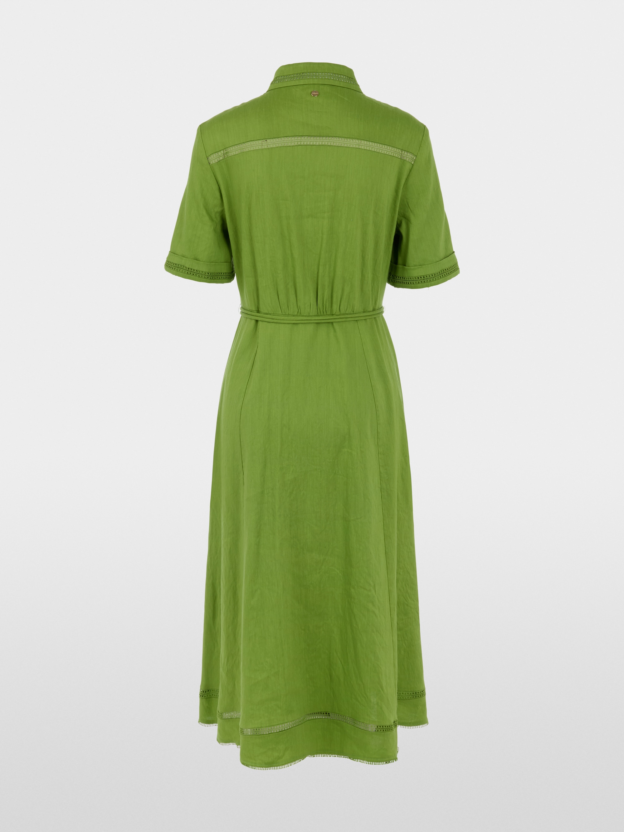 Linen blend mini dress