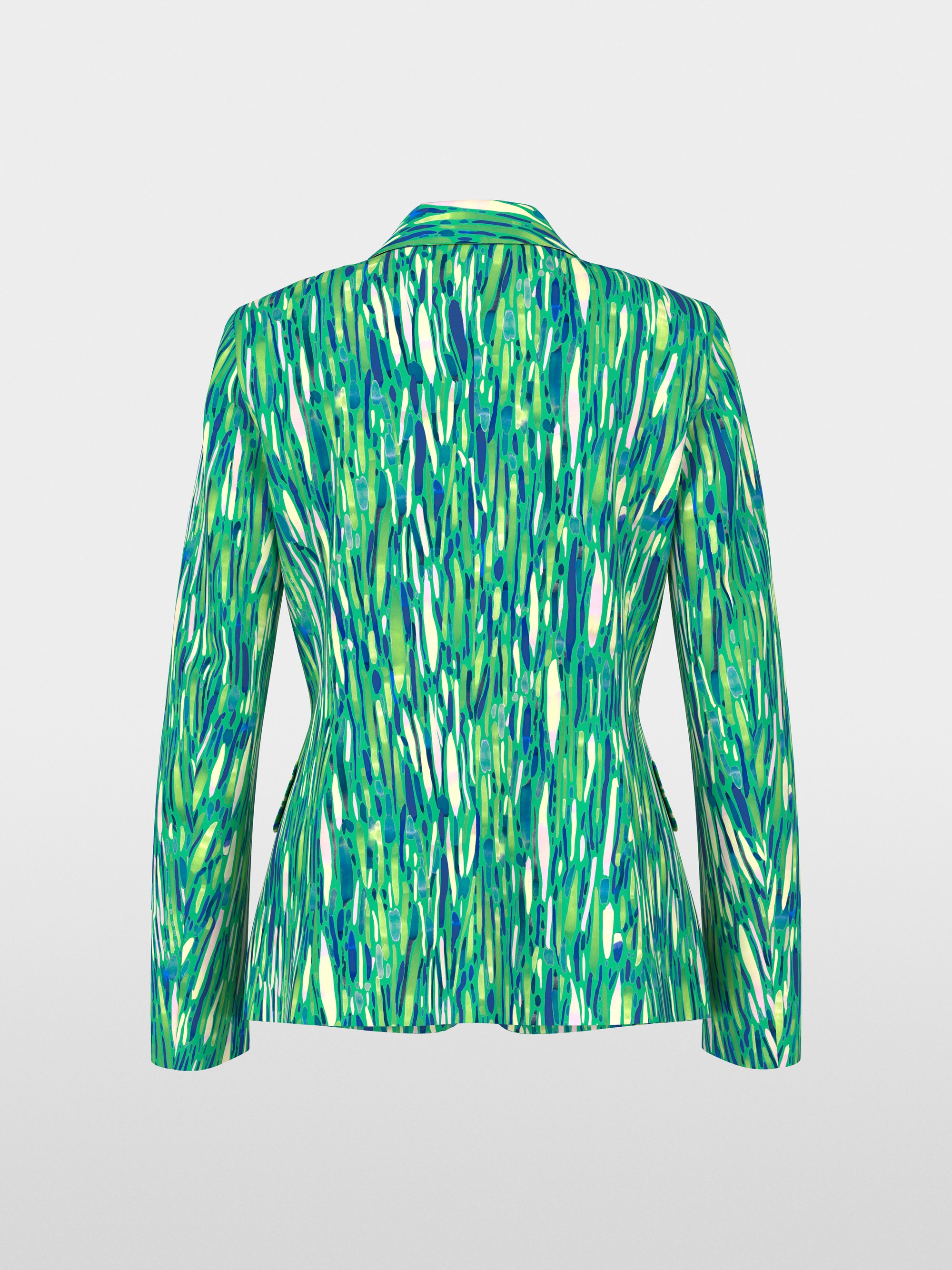 Blazer à deux boutons en jersey scuba