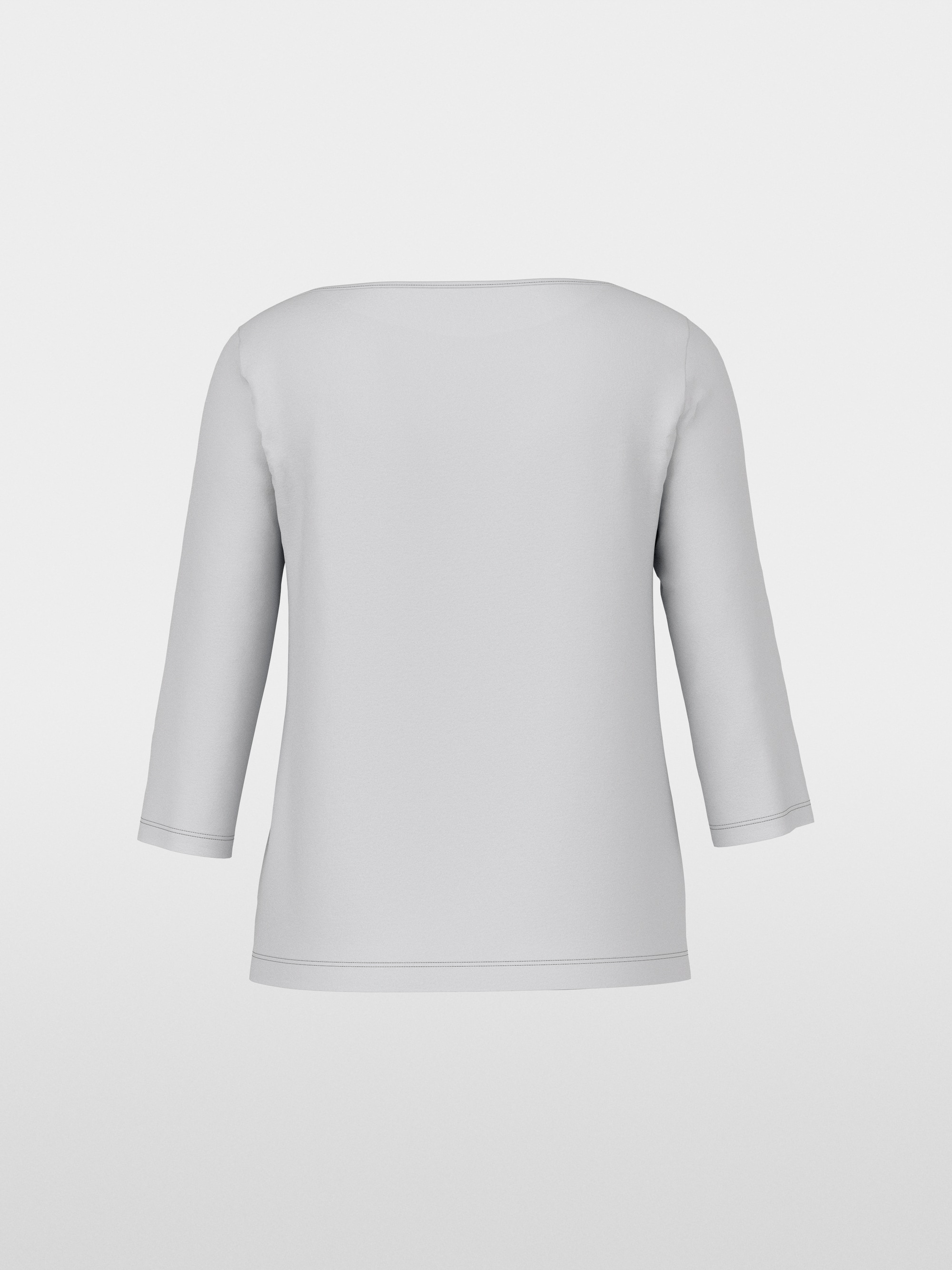 T-shirt with boat neck