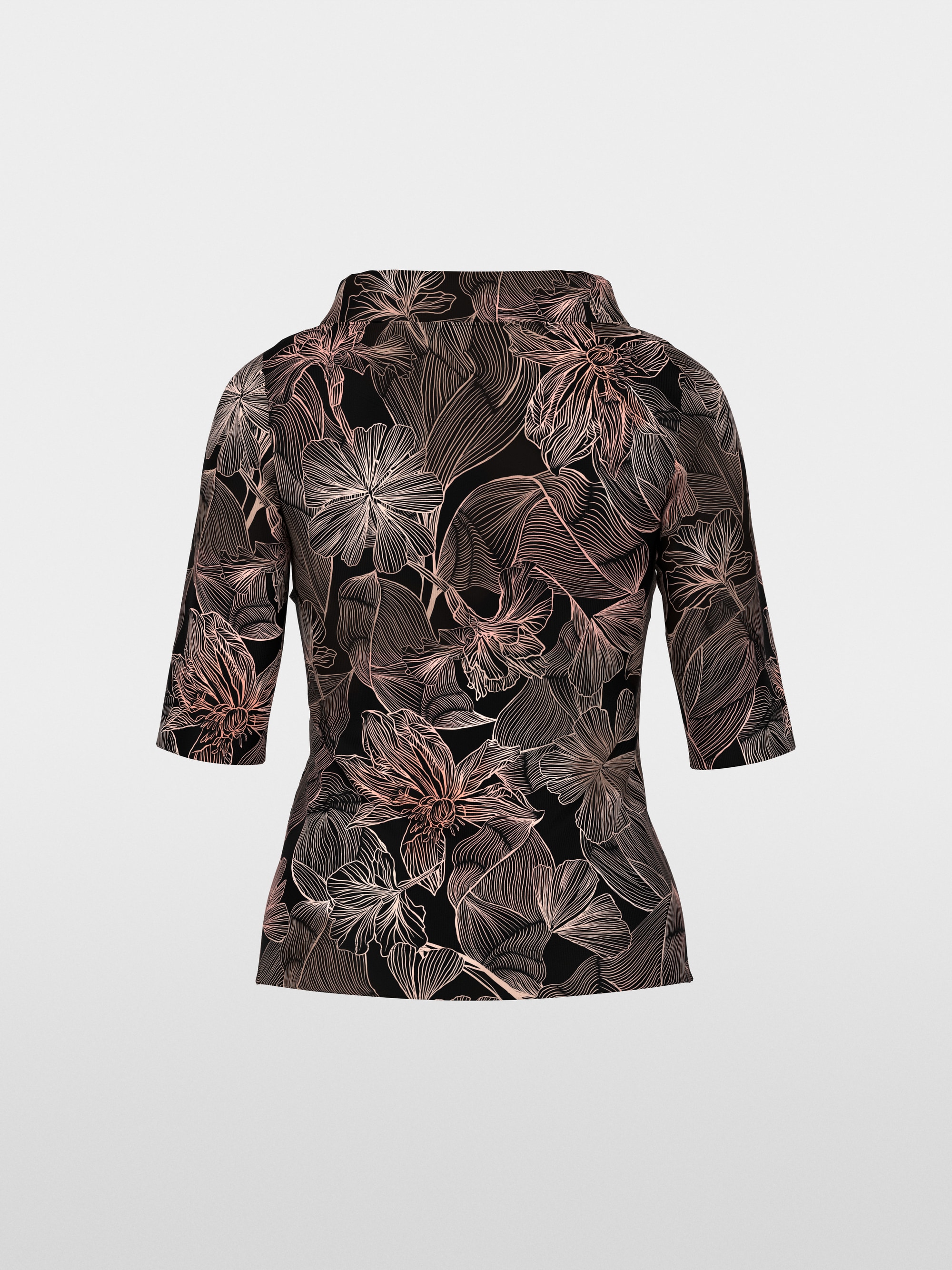 T-shirt à demi-manches à imprimé floral