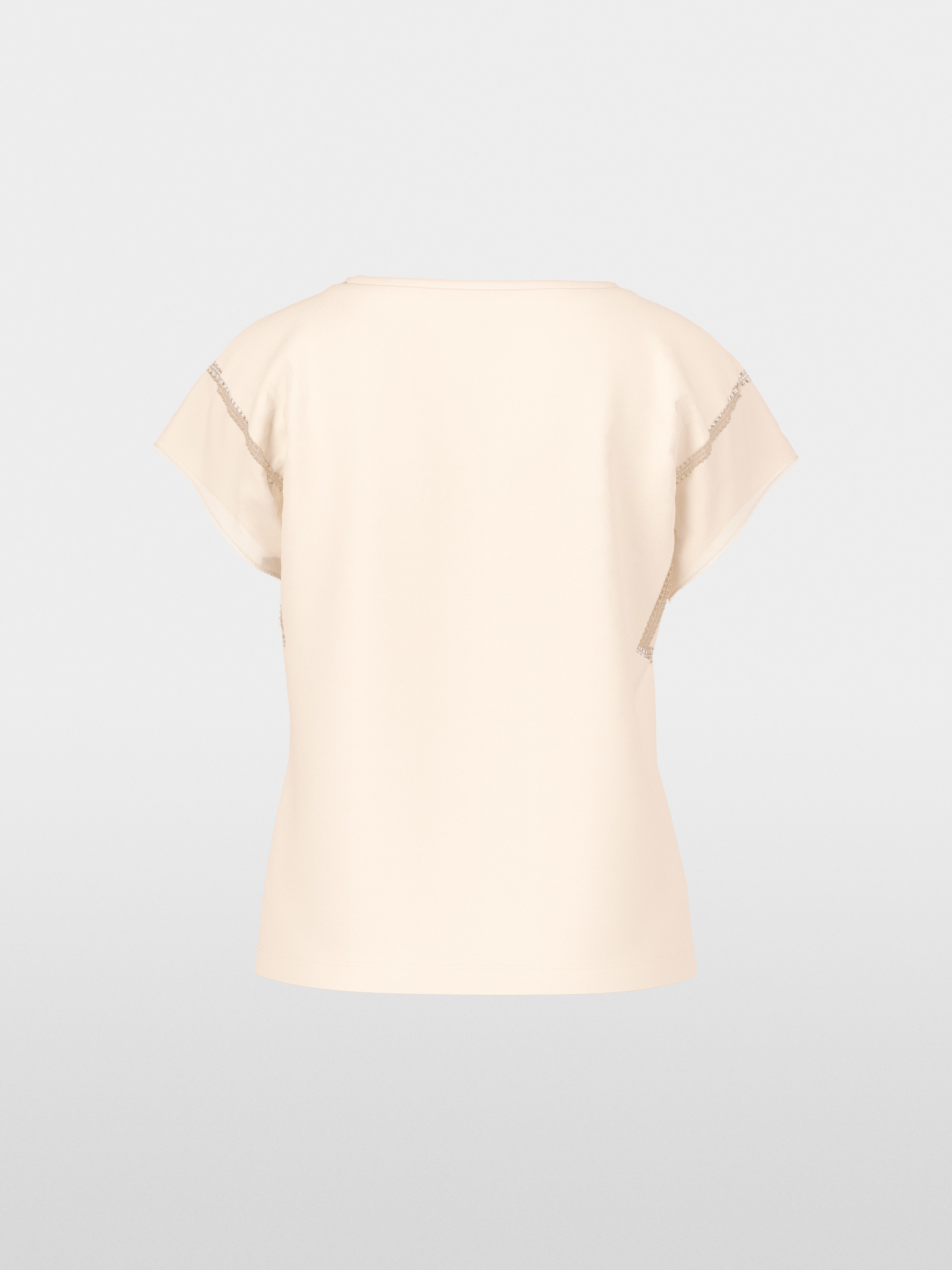 Shirt with cotton voile