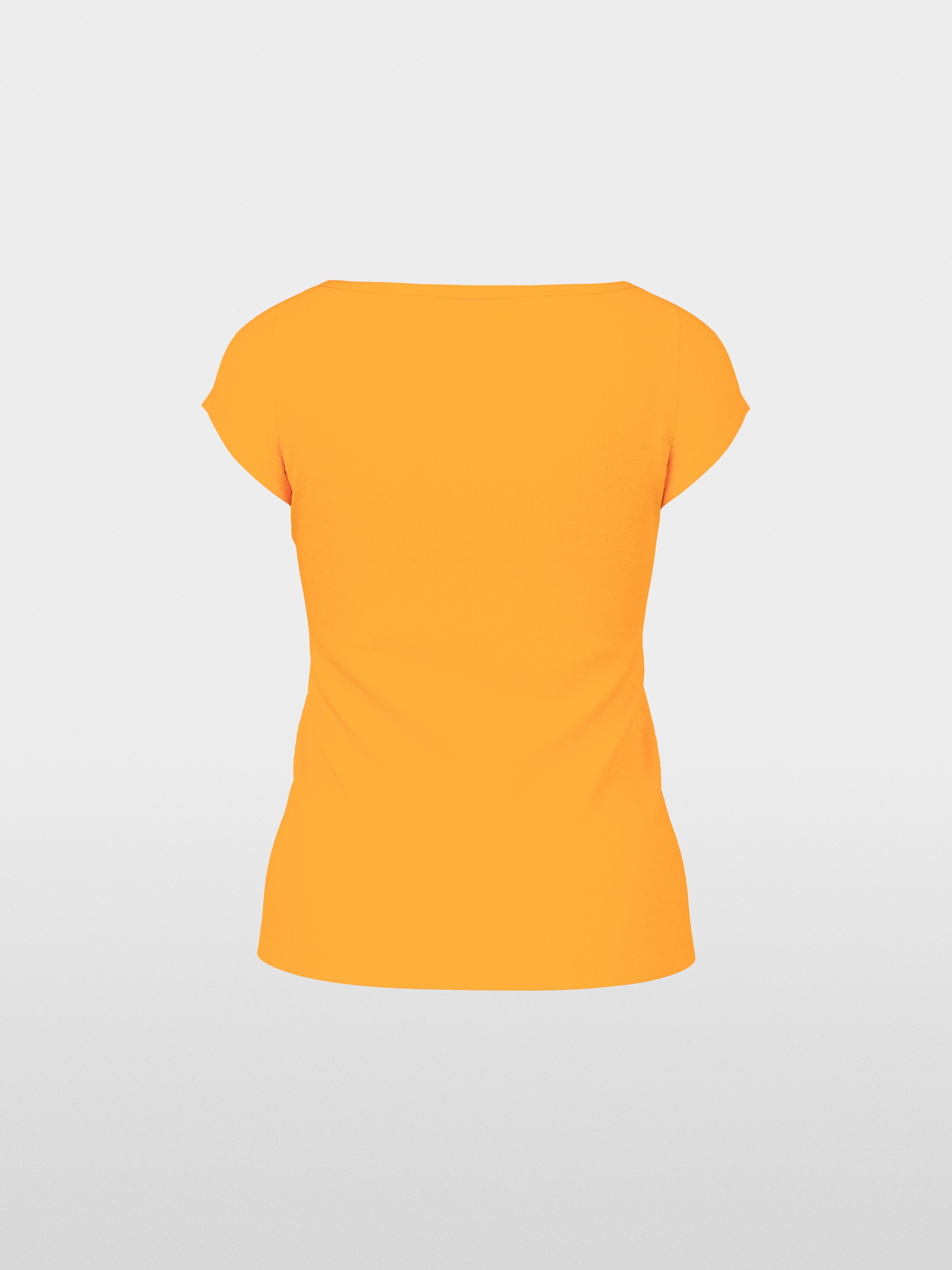 Stretch cotton shirt with cut-out