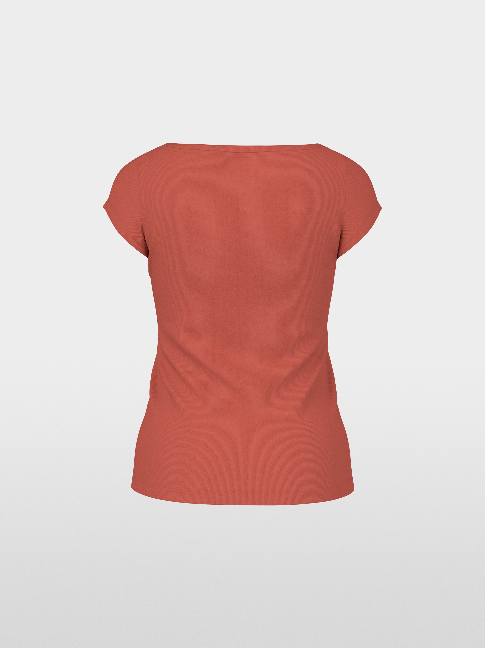 Stretch cotton shirt with cut-out