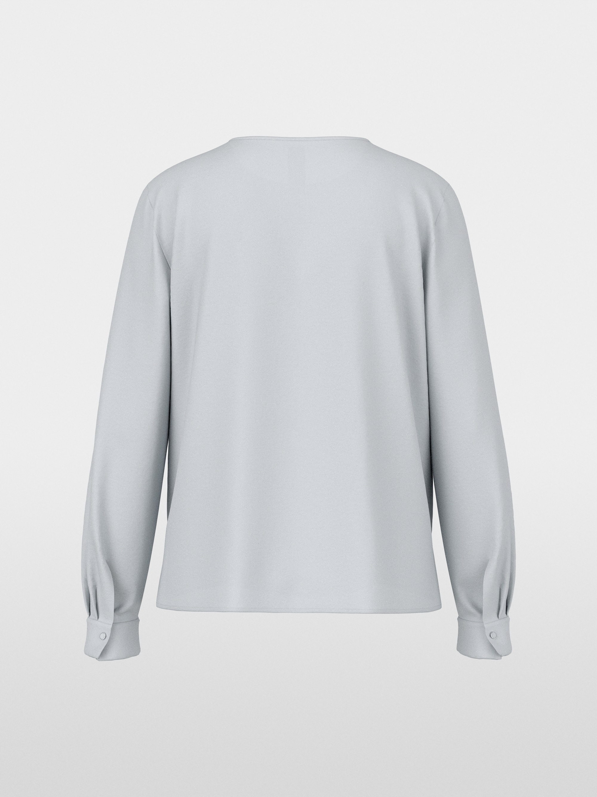 Casual blouse with concealed buttoning