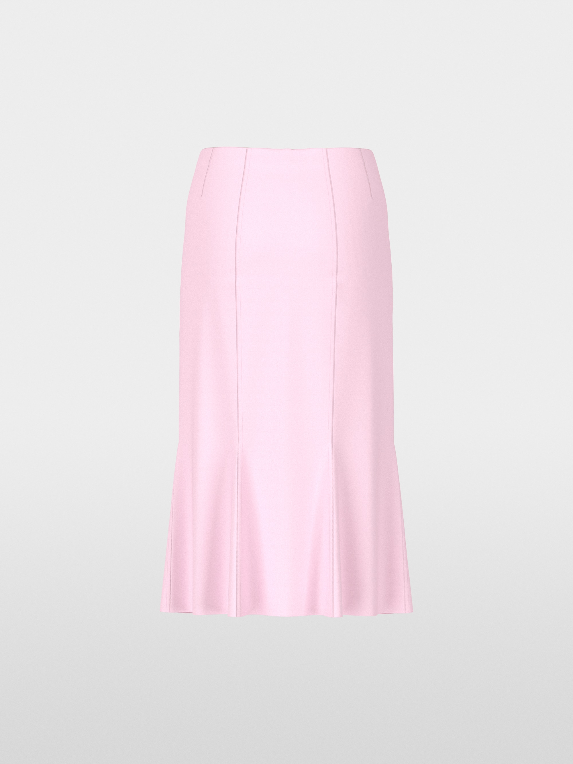 Jupe longueur genoux en viscose stretch