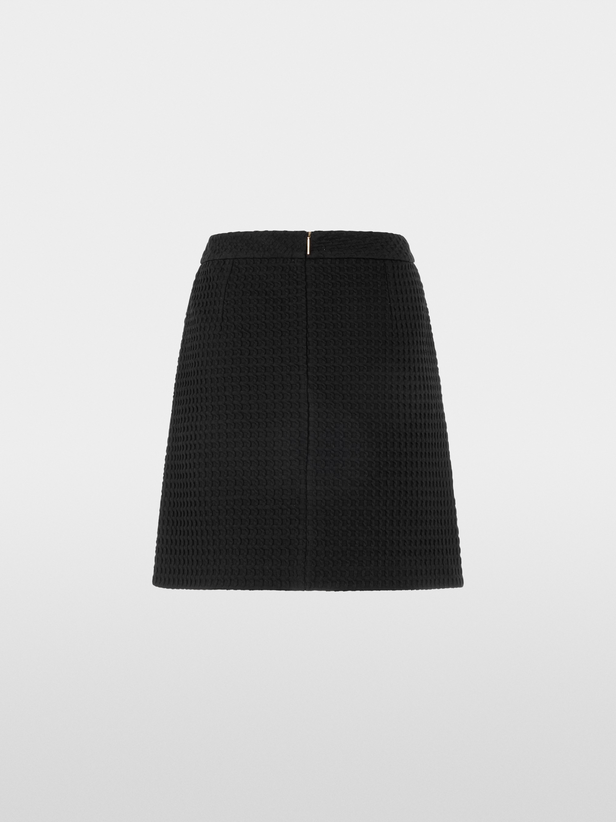 Mini skirt in waffle piqué with pockets