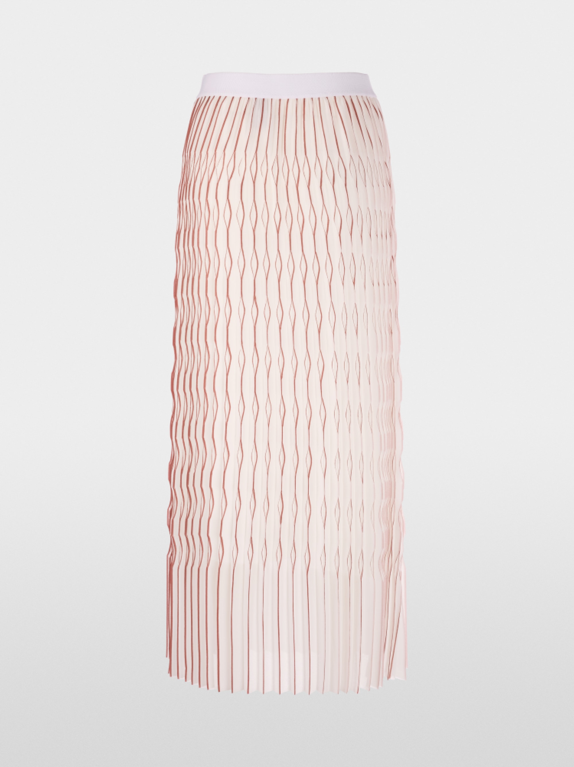 Maxi skirt with pleats