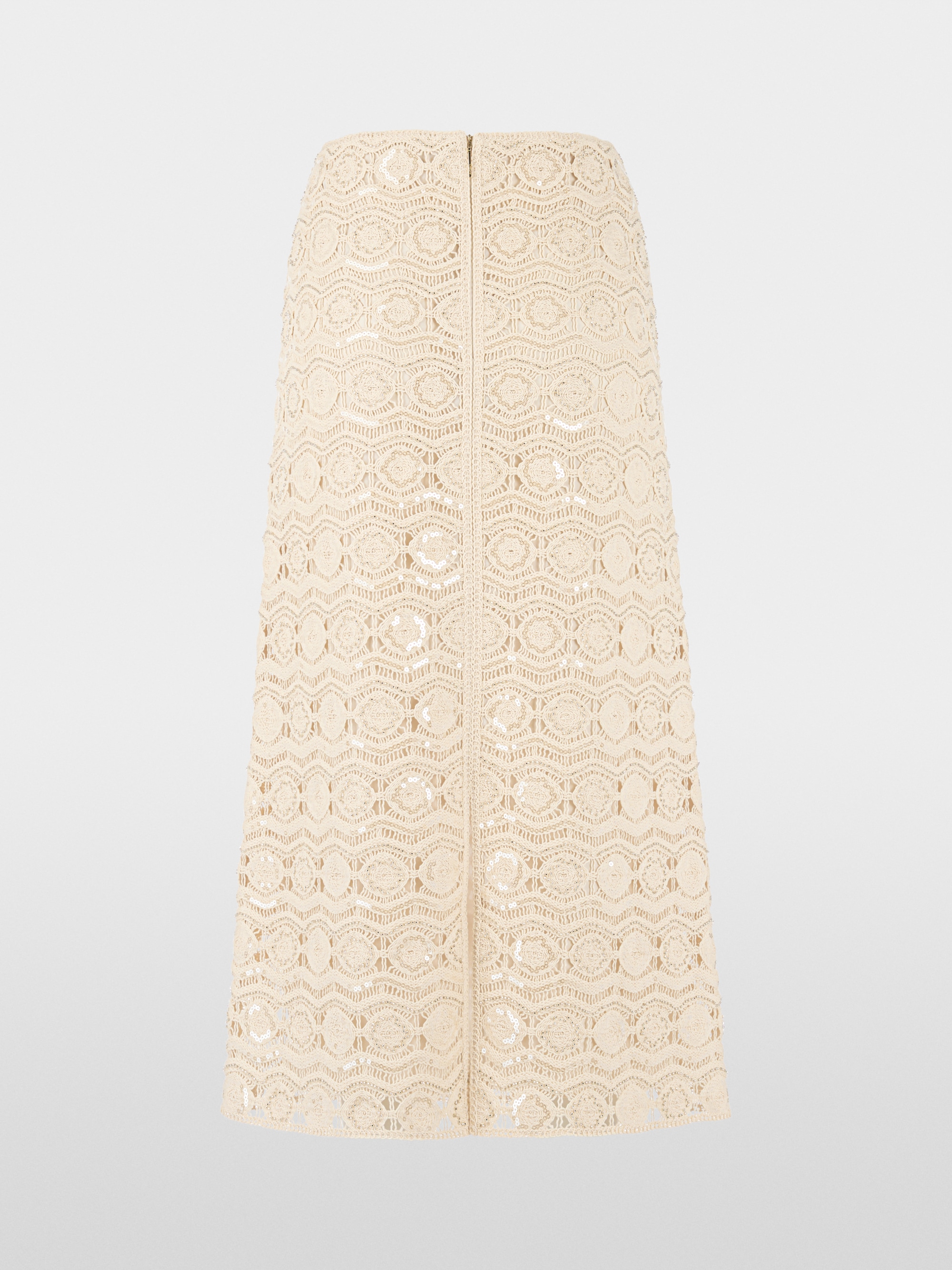 Openwork skirt with mini beads