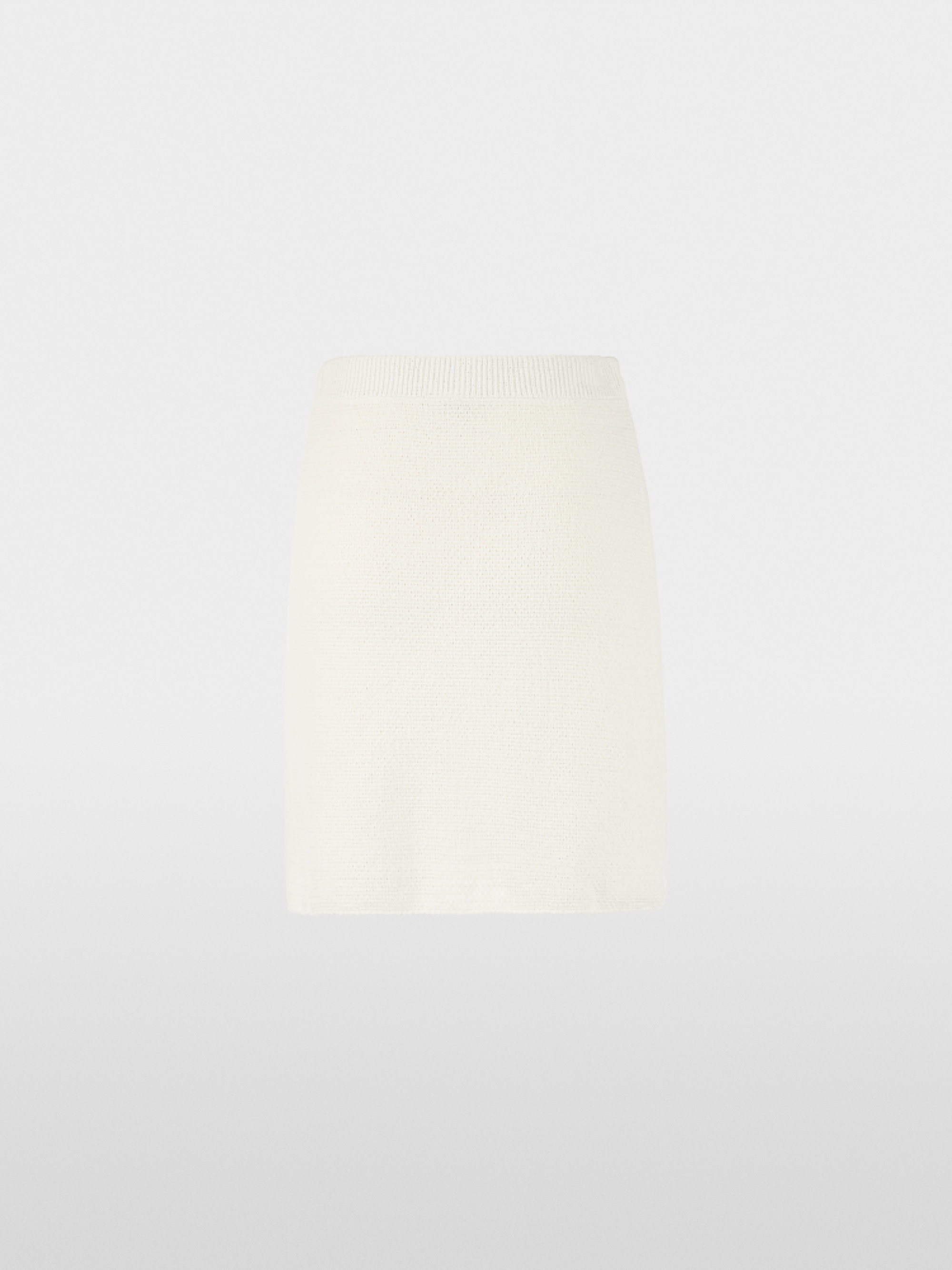 ‘Knitted in Germany’ shells print skirt