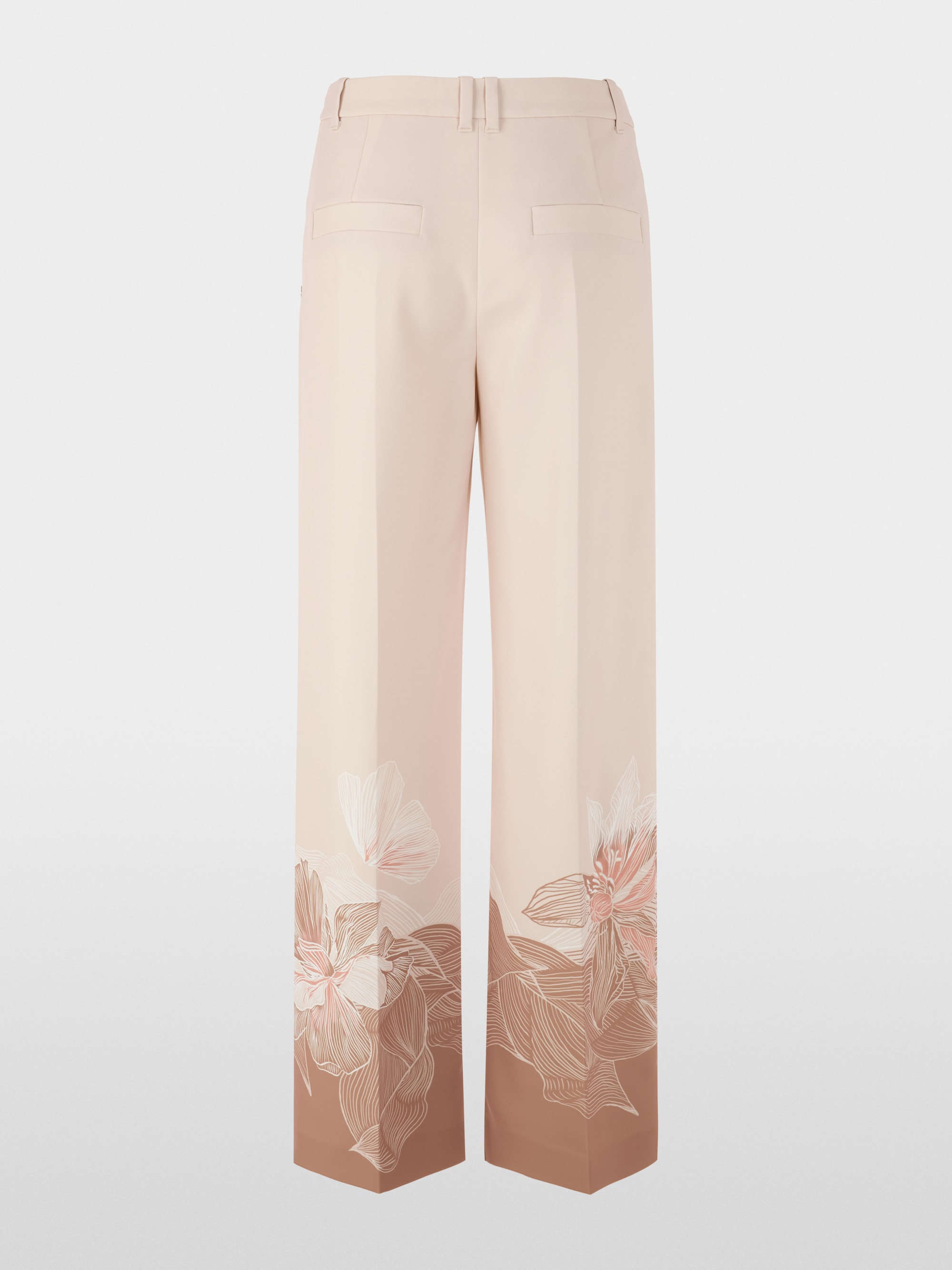 WUKARI wide high waist fabric trousers